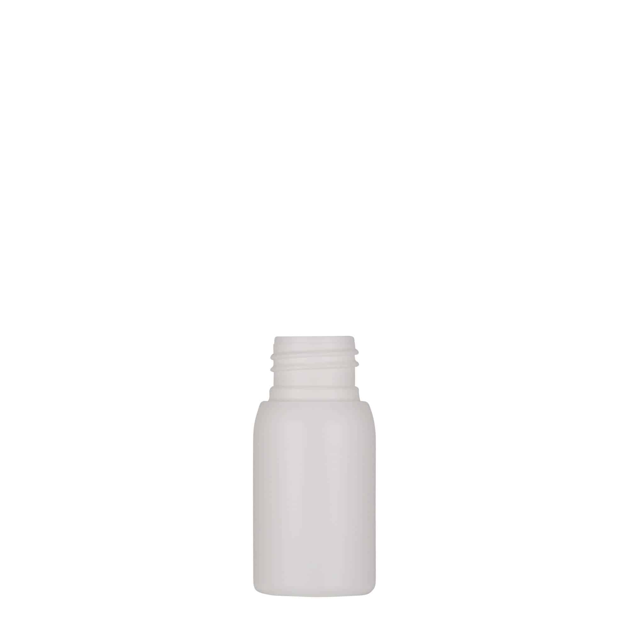 30 ml plastmasas pudele 'Tuffy', HDPE, balta, aizdare: GPI 24/410 30 ml plastmasas pudele 'Tuffy', HDPE, balta, aizdare: GPI 24/410