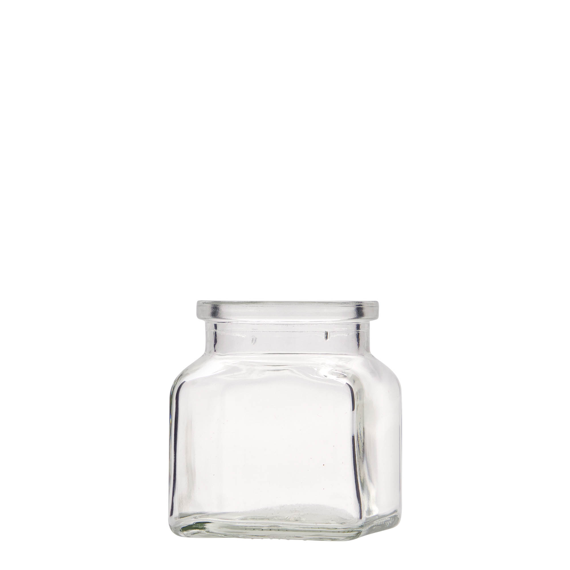 120 ml korķa stikls, kvadrātveida, atvere: korķis