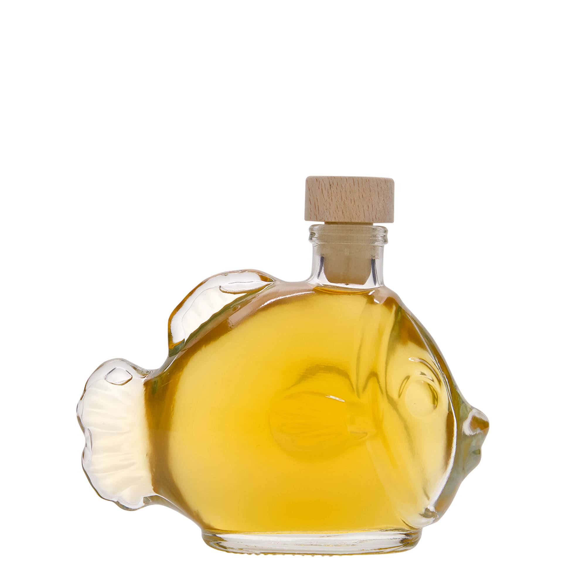 200 ml stikla pudele 'Zivs', aizdare: korķis