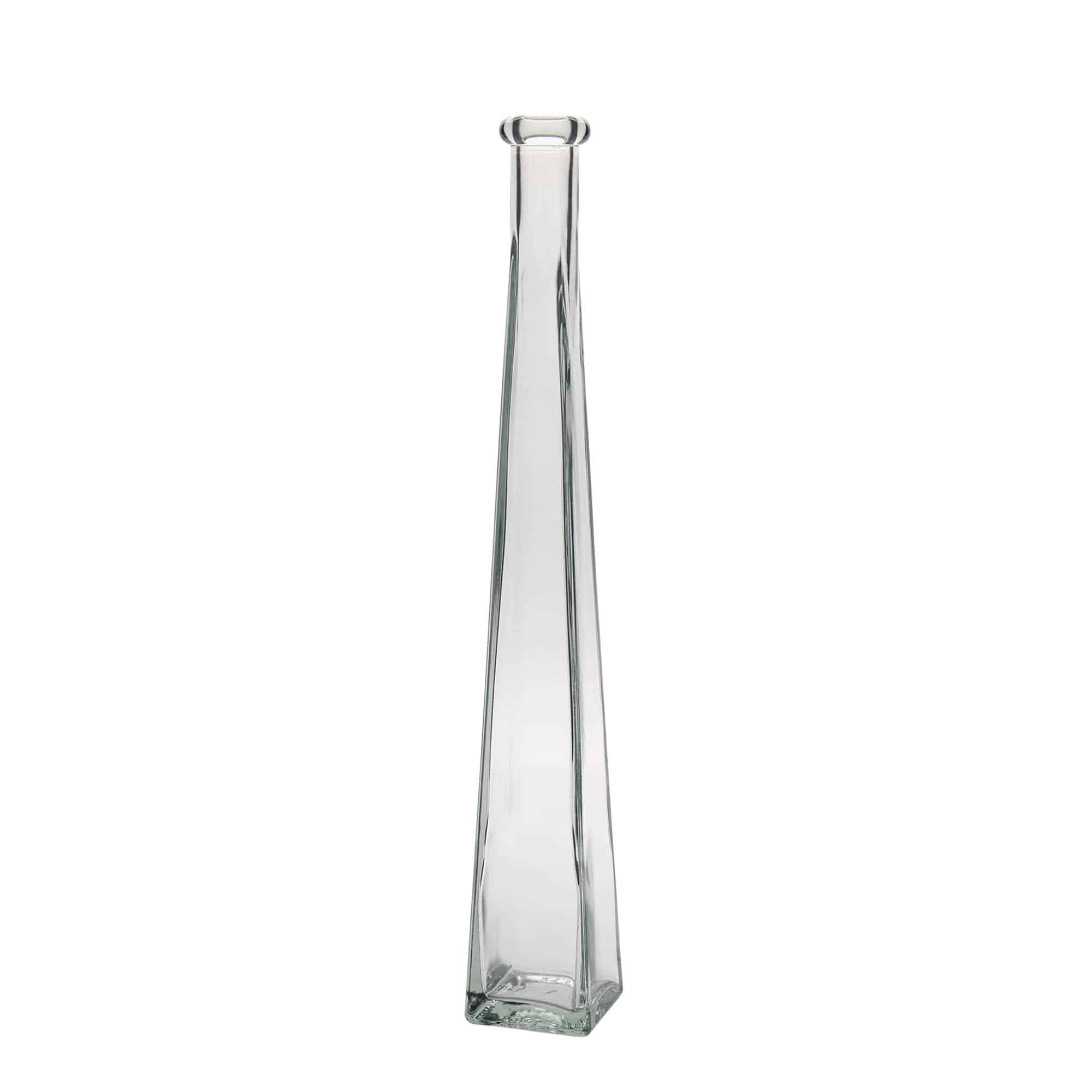 200 ml stikla pudele 'Dama Quadrato', kvadrātiska, aizdare: korķis