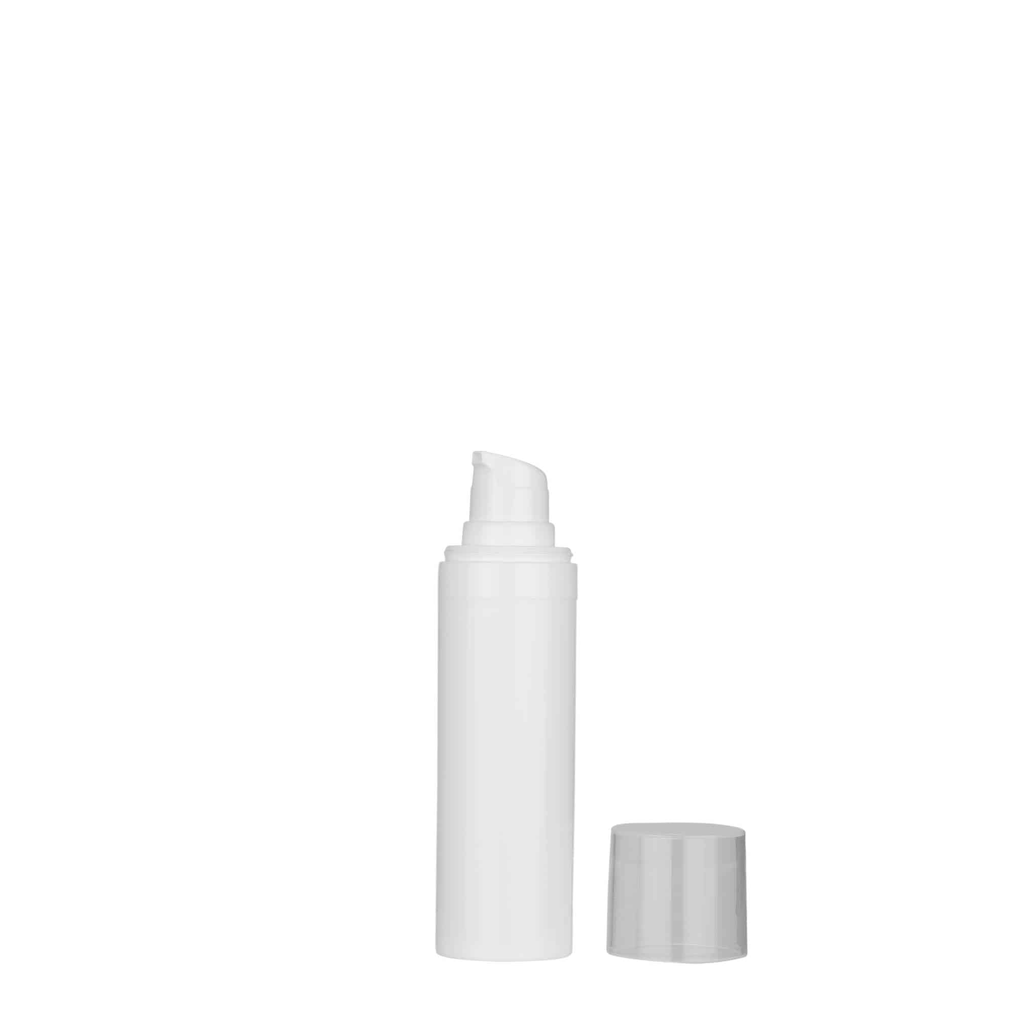30 ml bezgaisa dozators 'Micro', PP plastmasa, balts