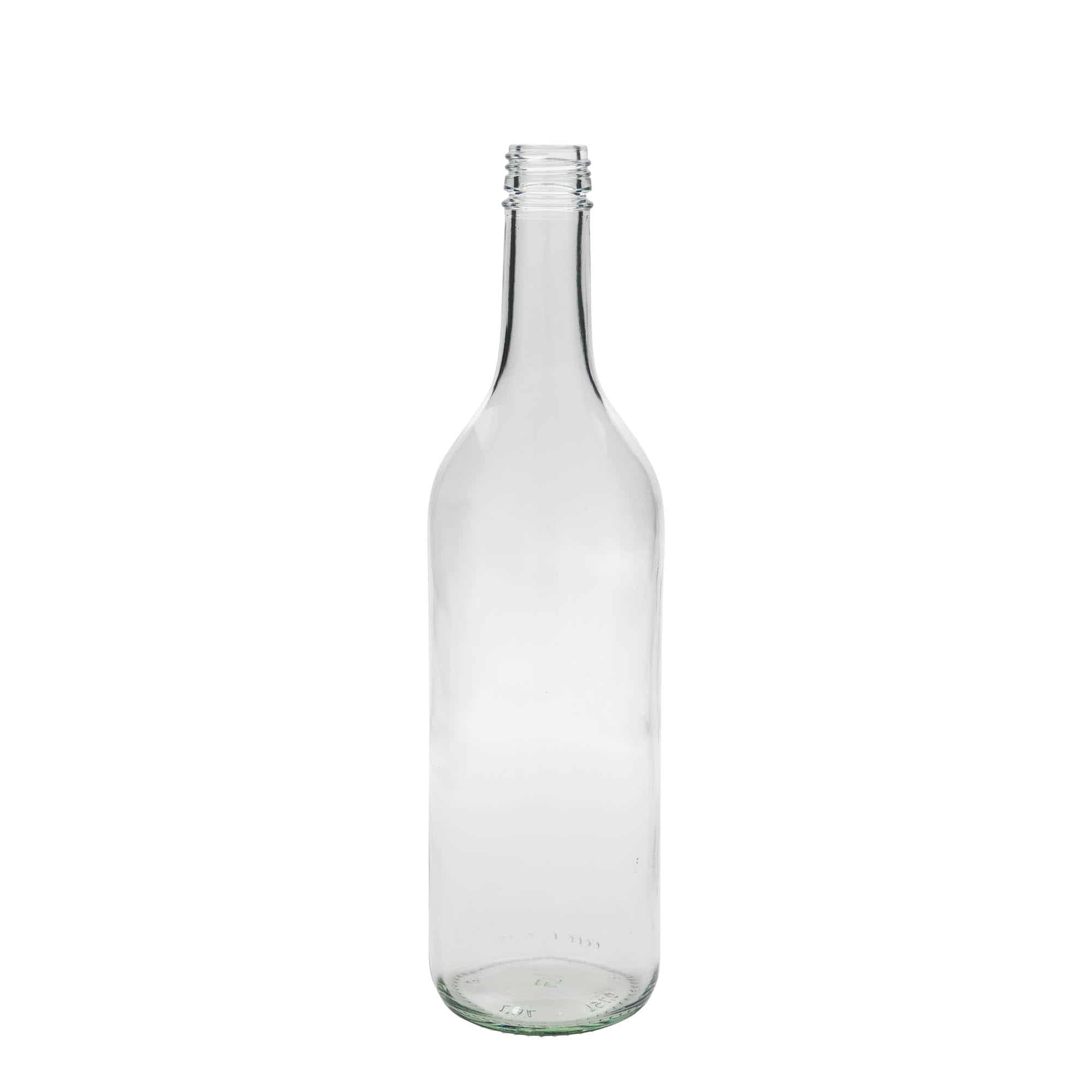 750 ml stikla pudele 'Bordeaux', aizdare: PP 28 750 ml stikla pudele 'Bordeaux', aizdare: PP 28
