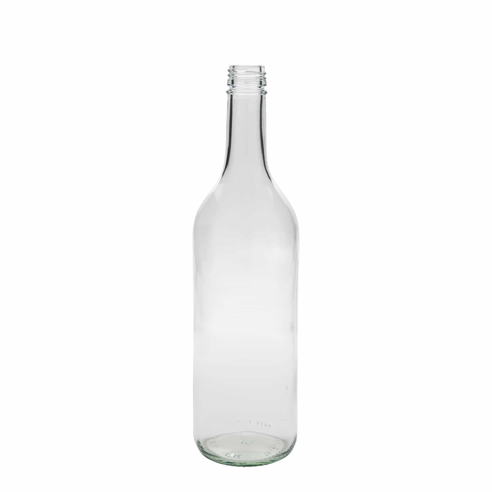 750 ml stikla pudele 'Bordo', atvere: PP 28