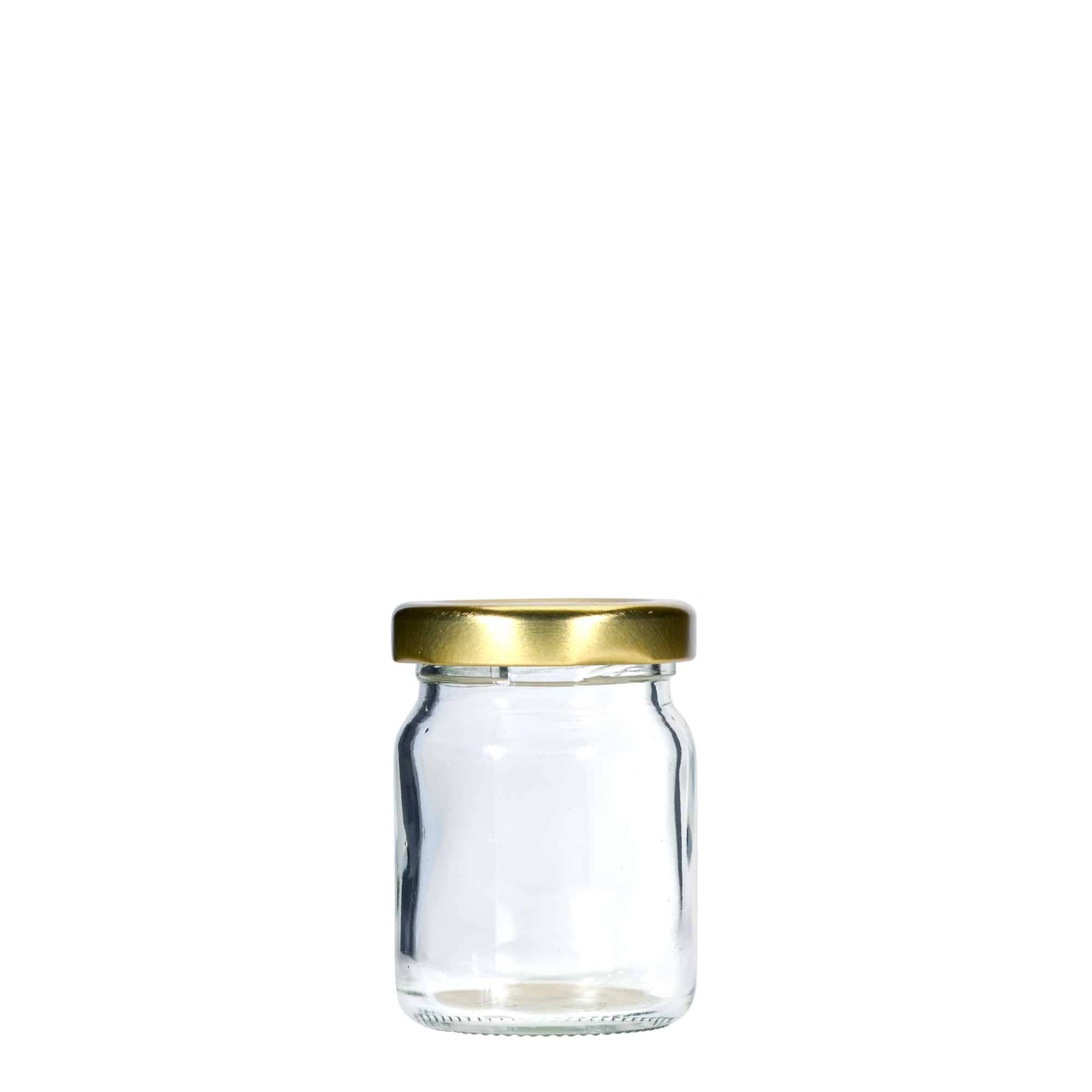 60 ml apaļais stikls, atvere: Twist-Off (TO 43)