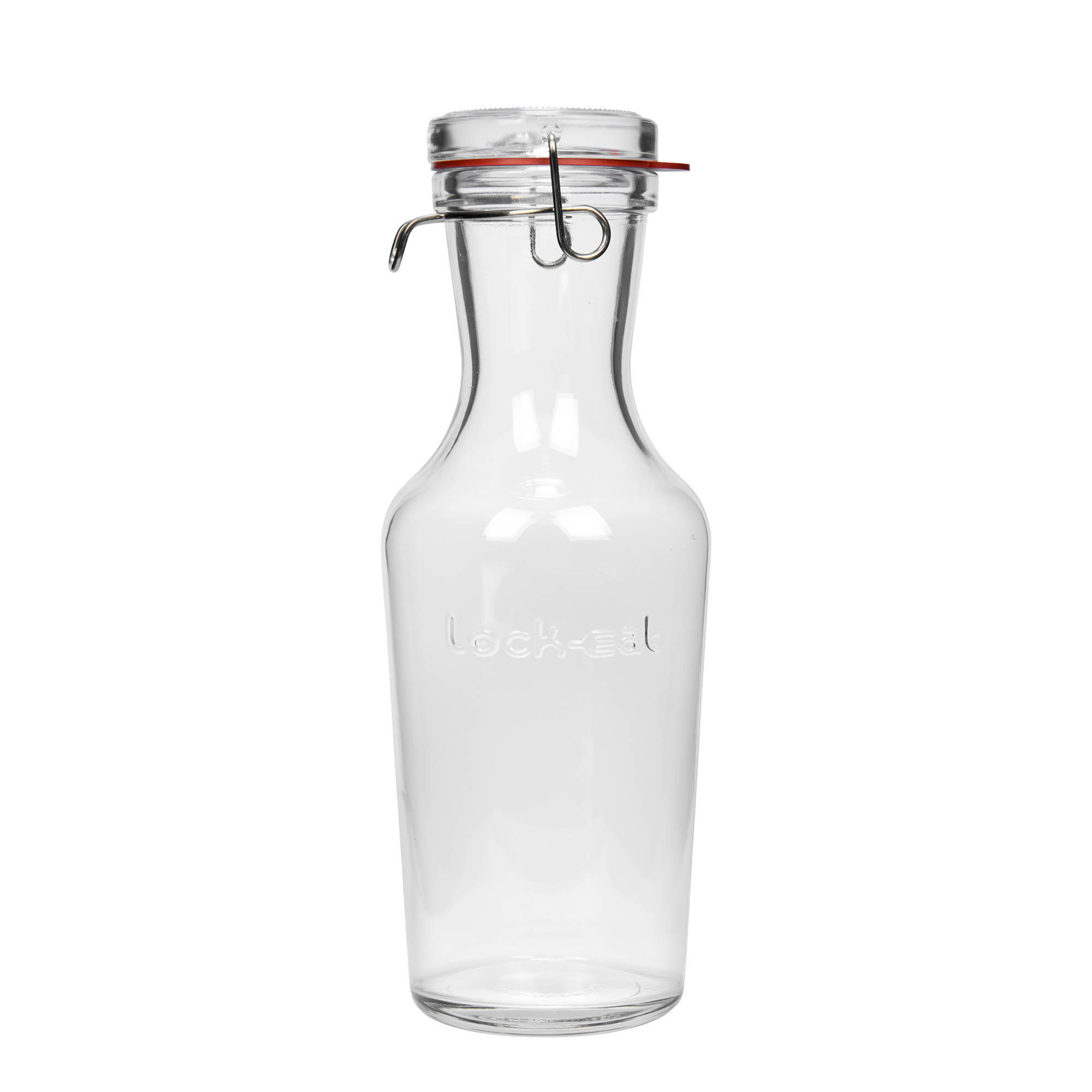 1.000 ml stikla karafe 'Lock-Eat', atvere: stieples aizbāznis 1.000 ml stikla karafe 'Lock-Eat', atvere: stieples aizbāznis