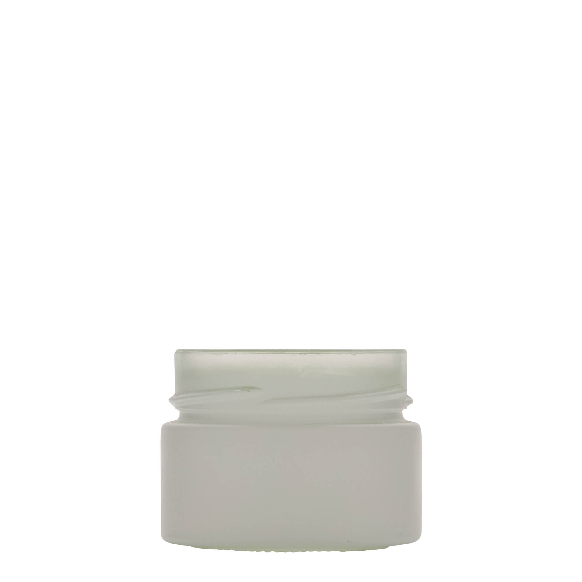 130 ml apaļais stikls 'Aurora', balts, atvere: Deep-Twist-Off (DTO 66)