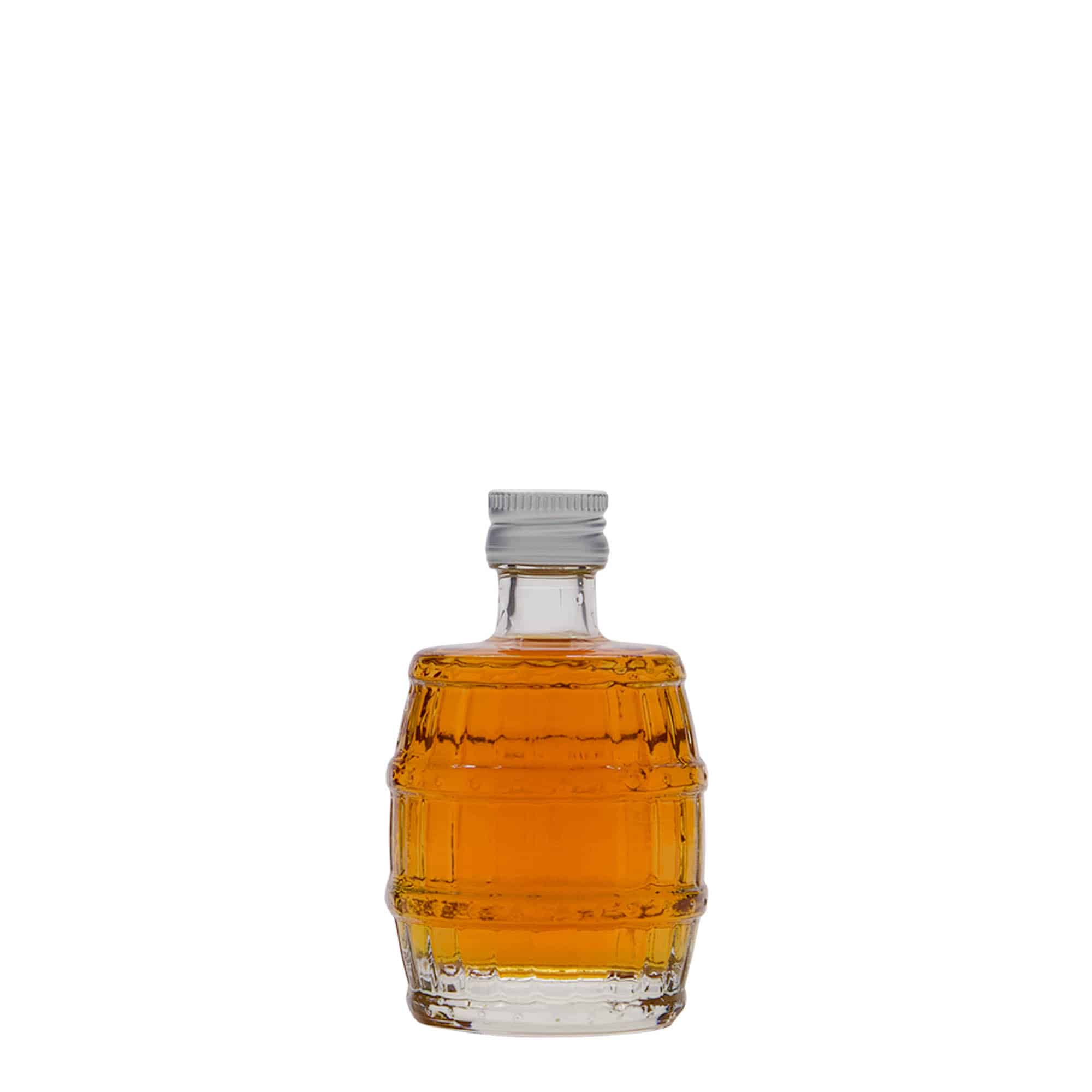 50 ml stikla pudele 'Mucas', atvere: PP 18