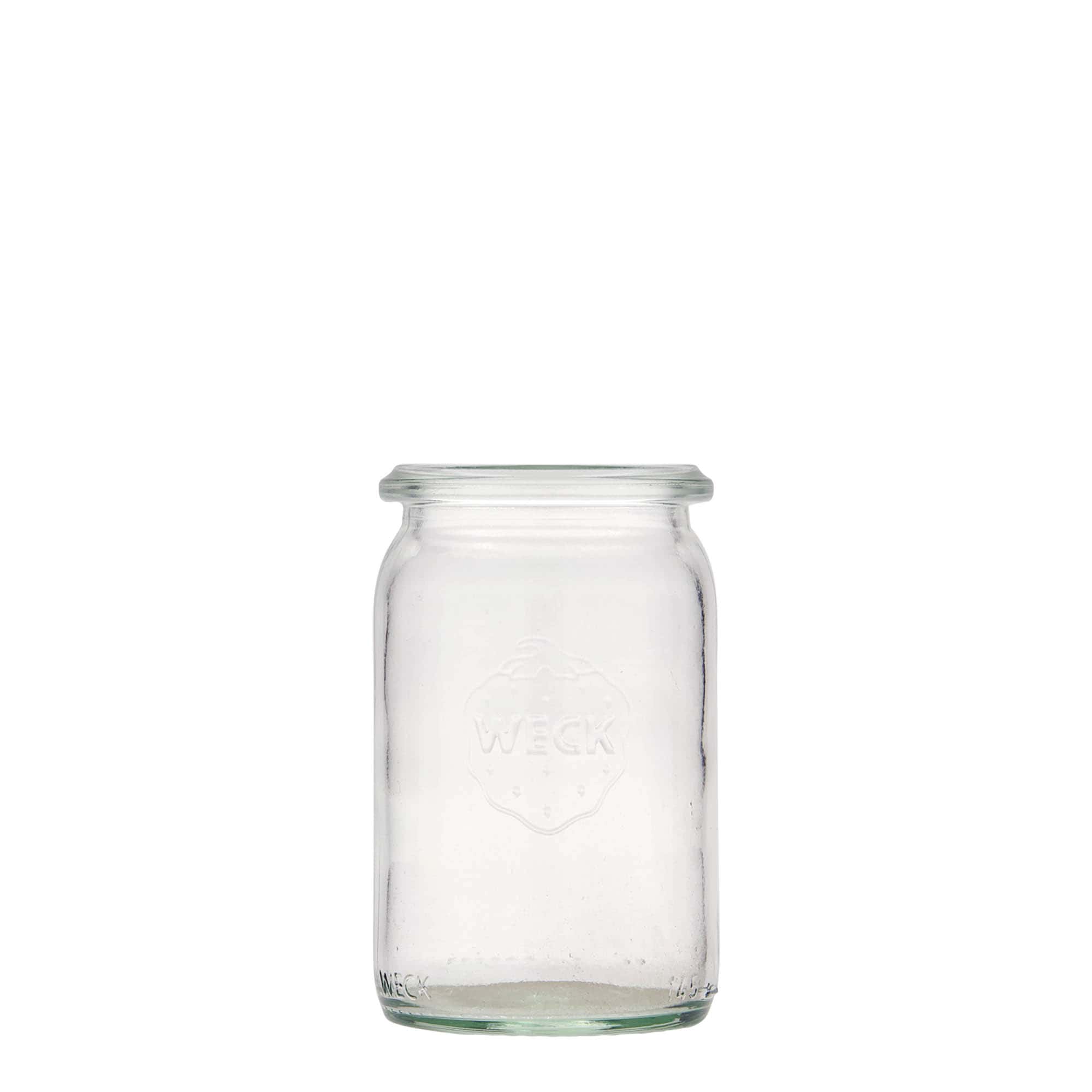 145 ml WECK cilindrveida stikls, atvere: apaļš malu gredzens