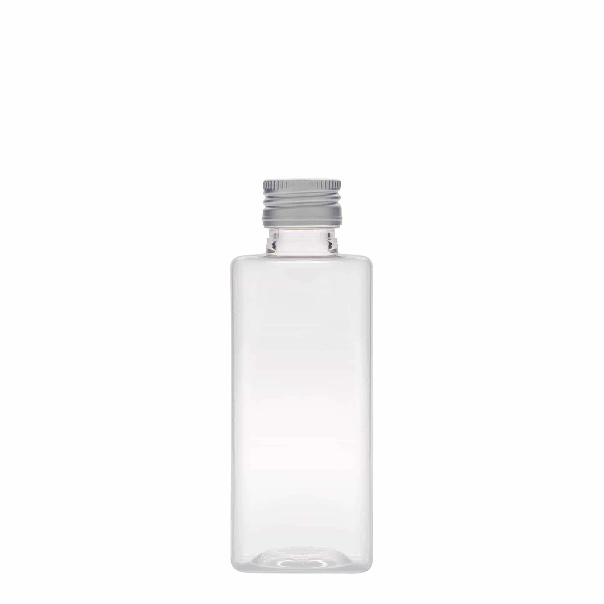 250 ml PET pudele 'Karl', kvadrātveida, plastmasa, atvere: PP 28