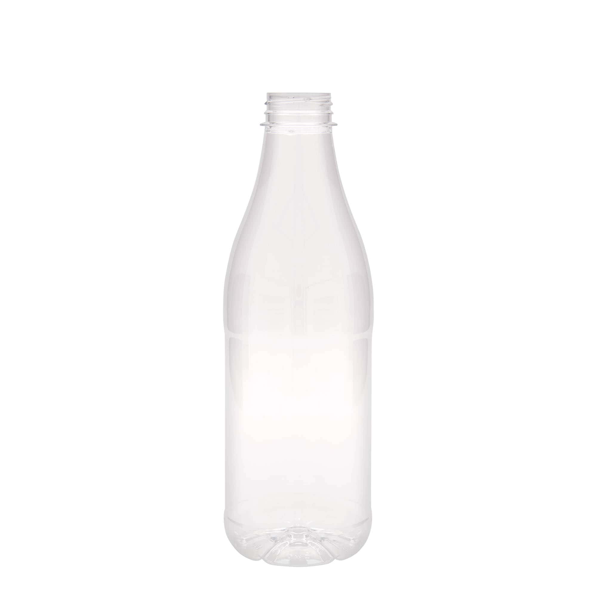 1 000 ml PET pudele 'Piens un sula', plastmasa, atvere: 38 mm