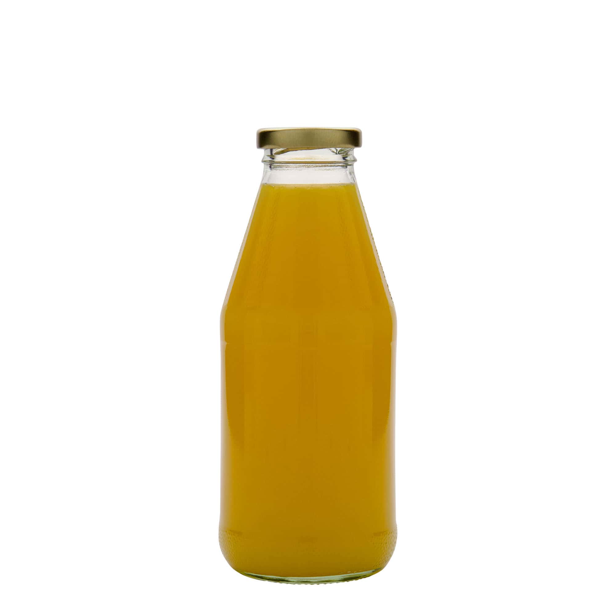 500 ml universāla pudele ar platu kaklu, stikls, atvere: Twist-Off (TO 43)