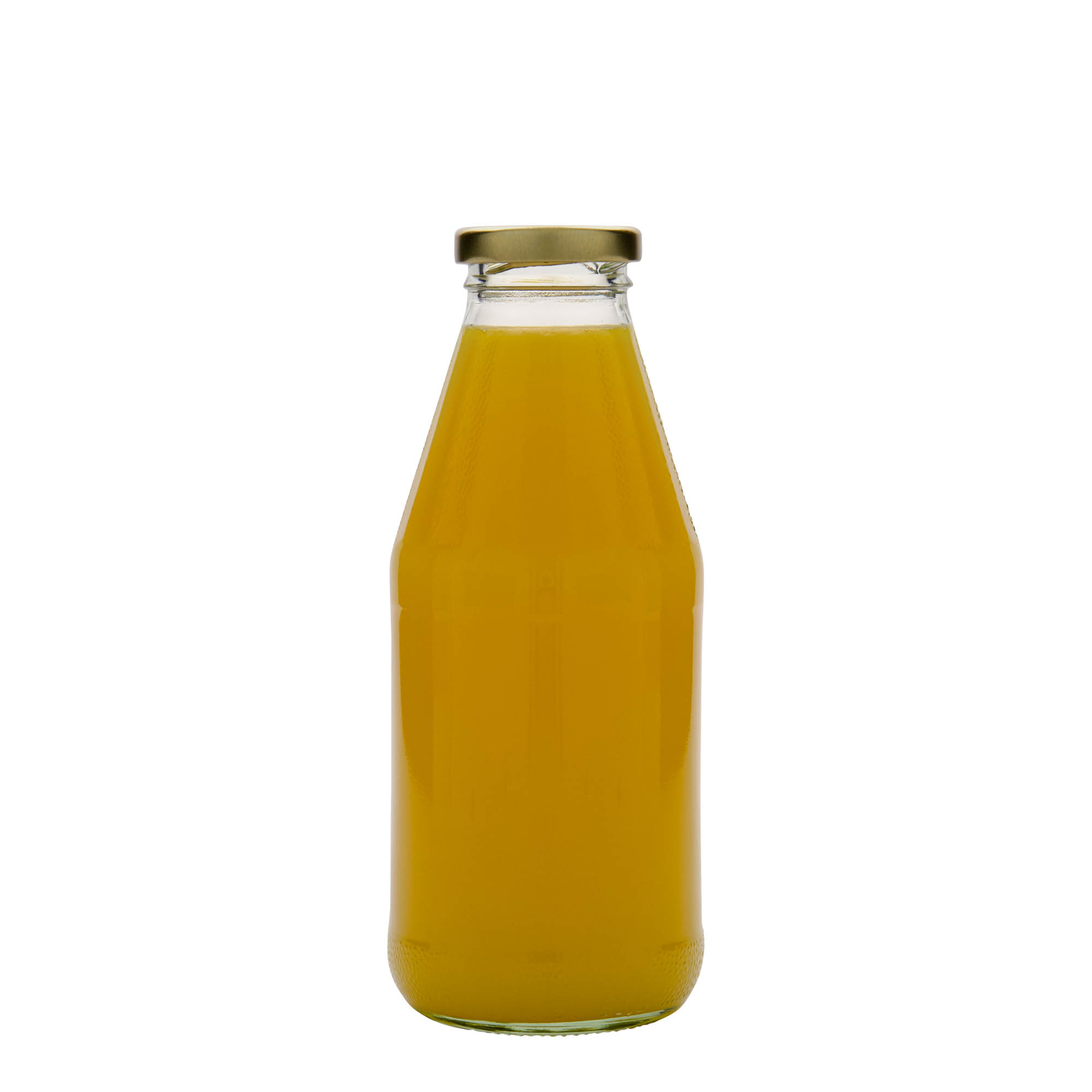 500 ml universāla pudele ar platu kaklu, stikls, atvere: Twist-Off (TO 43)
