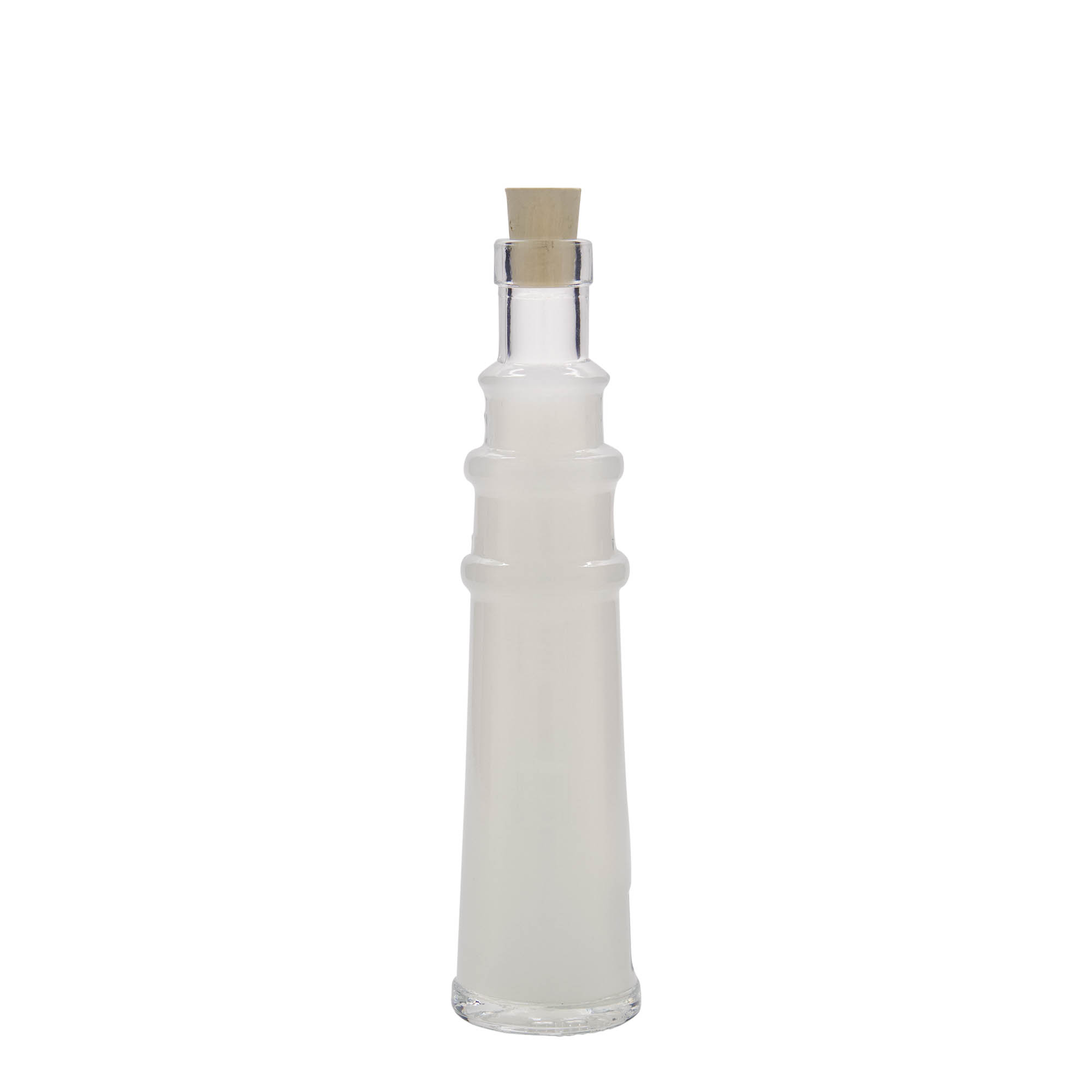 100 ml stikla pudele 'Leuchtturm', atvere: korķis 100 ml stikla pudele 'Leuchtturm', atvere: korķis
