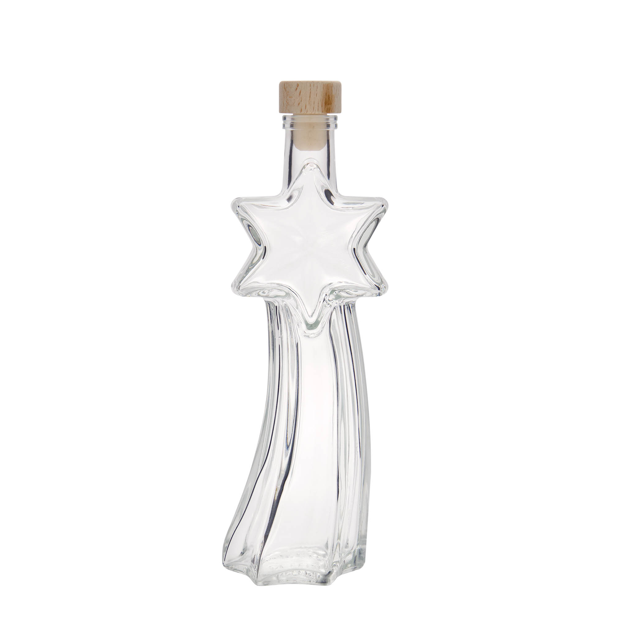 200 ml stikla pudele 'Zvaigžņu lietus', atvere: korķis