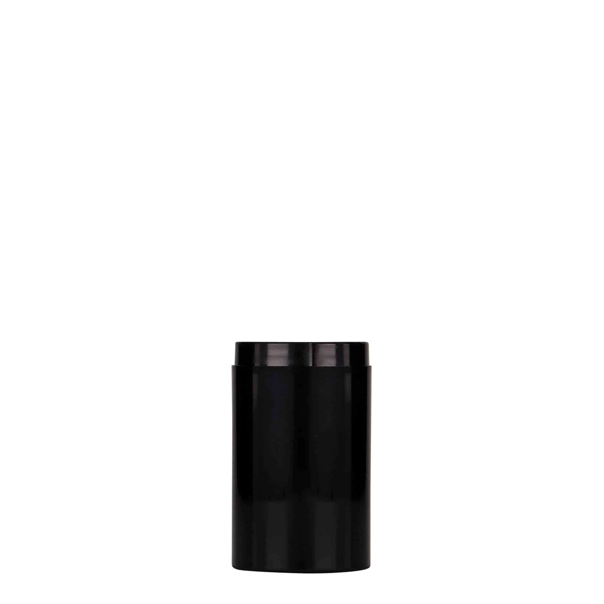 30 ml Airless Dispenser tipa pudele 'Mezzo', PP plastmasas, melna 30 ml Airless Dispenser tipa pudele 'Mezzo', PP plastmasas, melna