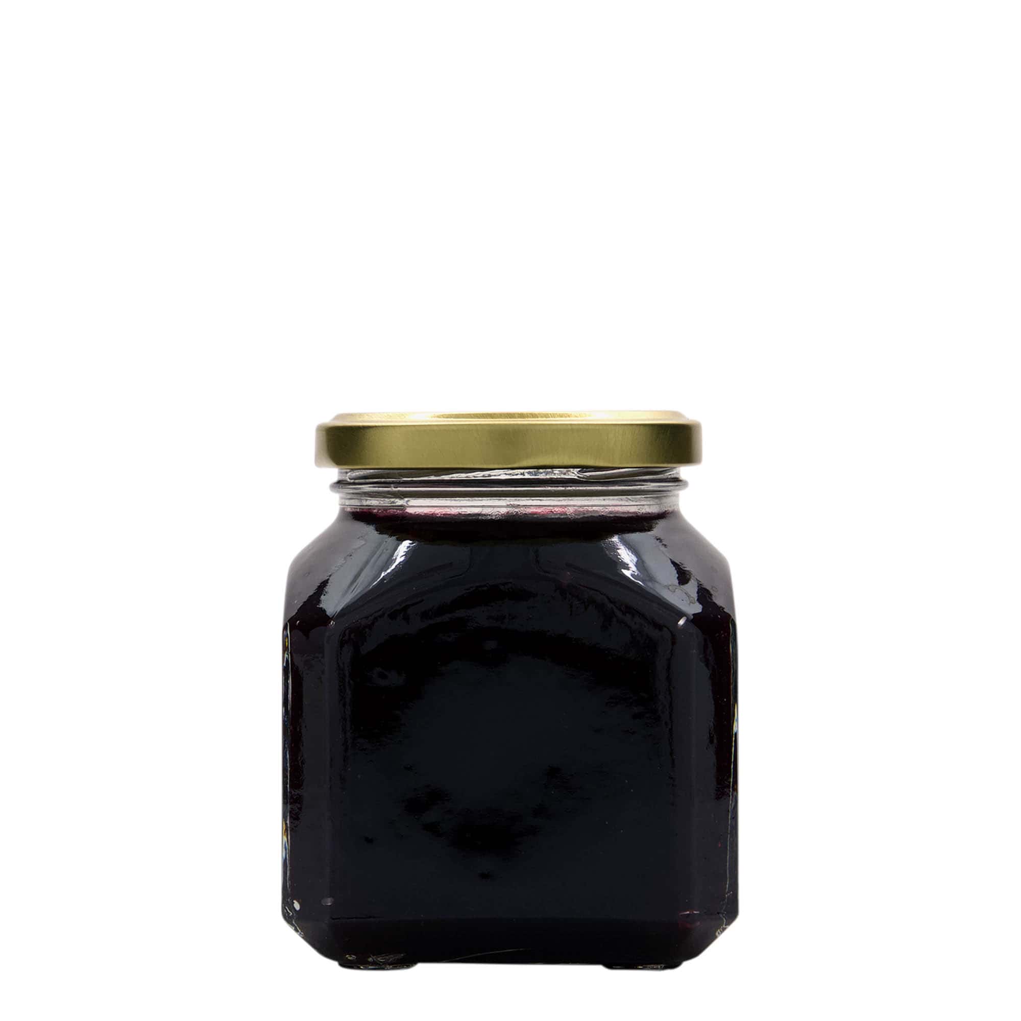 314 ml kvadrātveida stikla trauks 'Milāna', atvere: Twist-Off (TO 63)