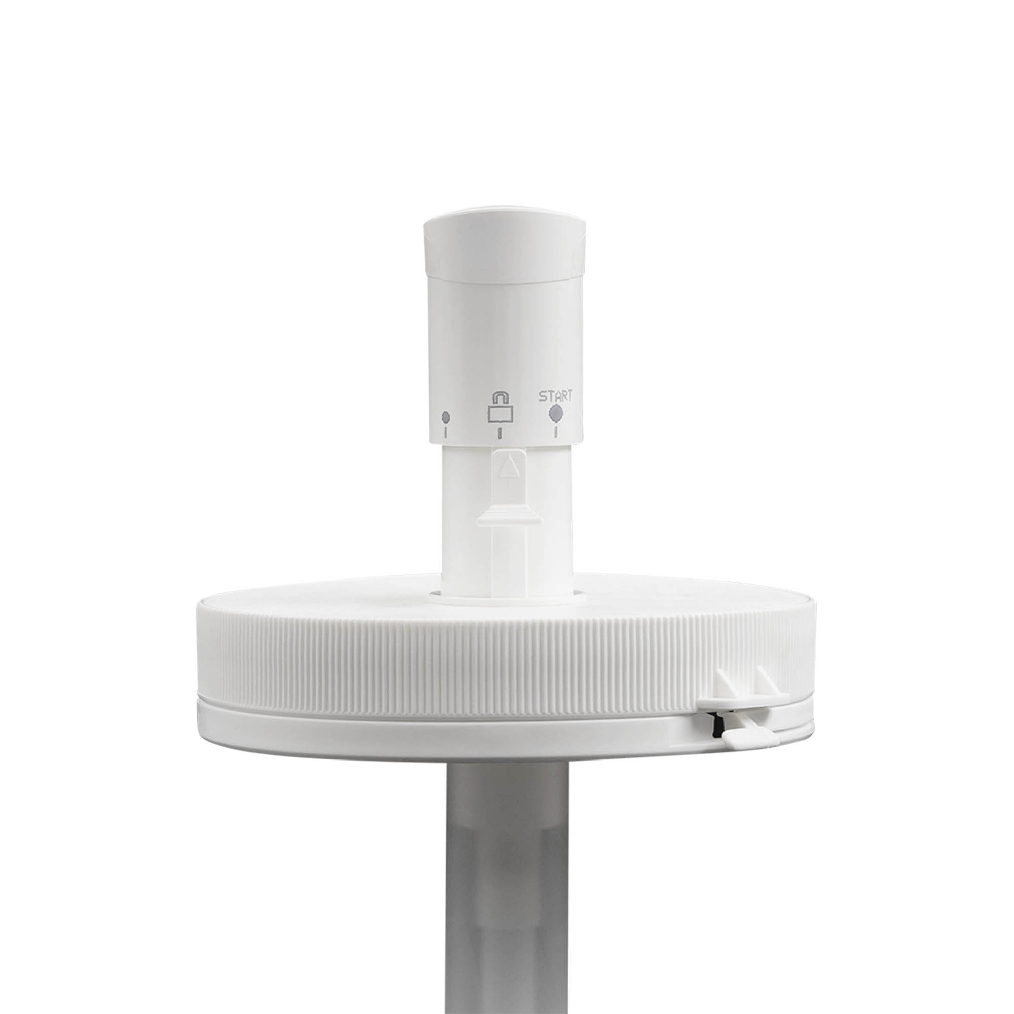 Dozatoru sūknis 1.240 ml 'Securibox', PE plastmasa, balts, priekš atveres: skrūvējams vāciņš Dozatoru sūknis 1.240 ml 'Securibox', PE plastmasa, balts, priekš atveres: skrūvējams vāciņš