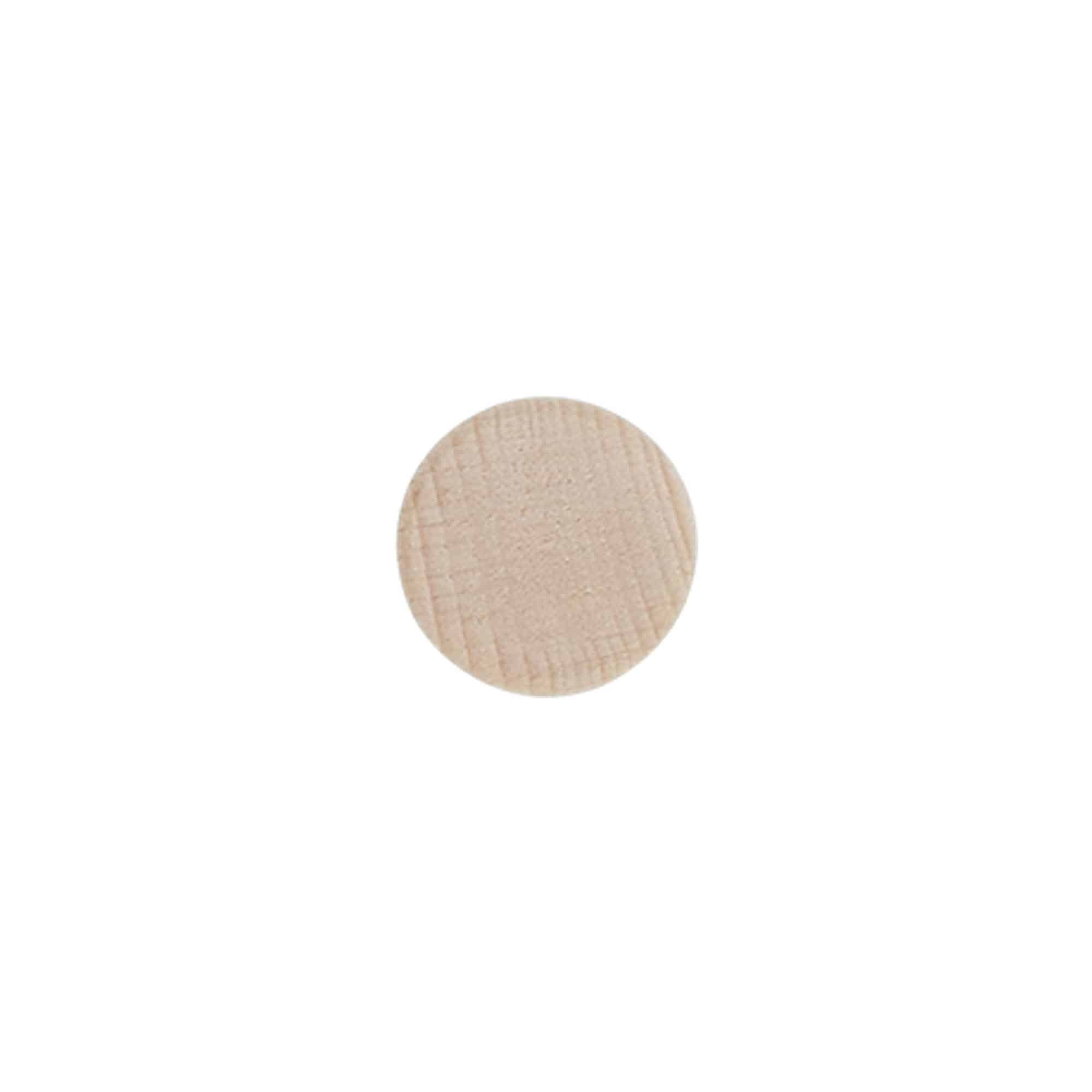 Pudeles korķis 14 mm, koka/plastmasa, aizdarei: korķis