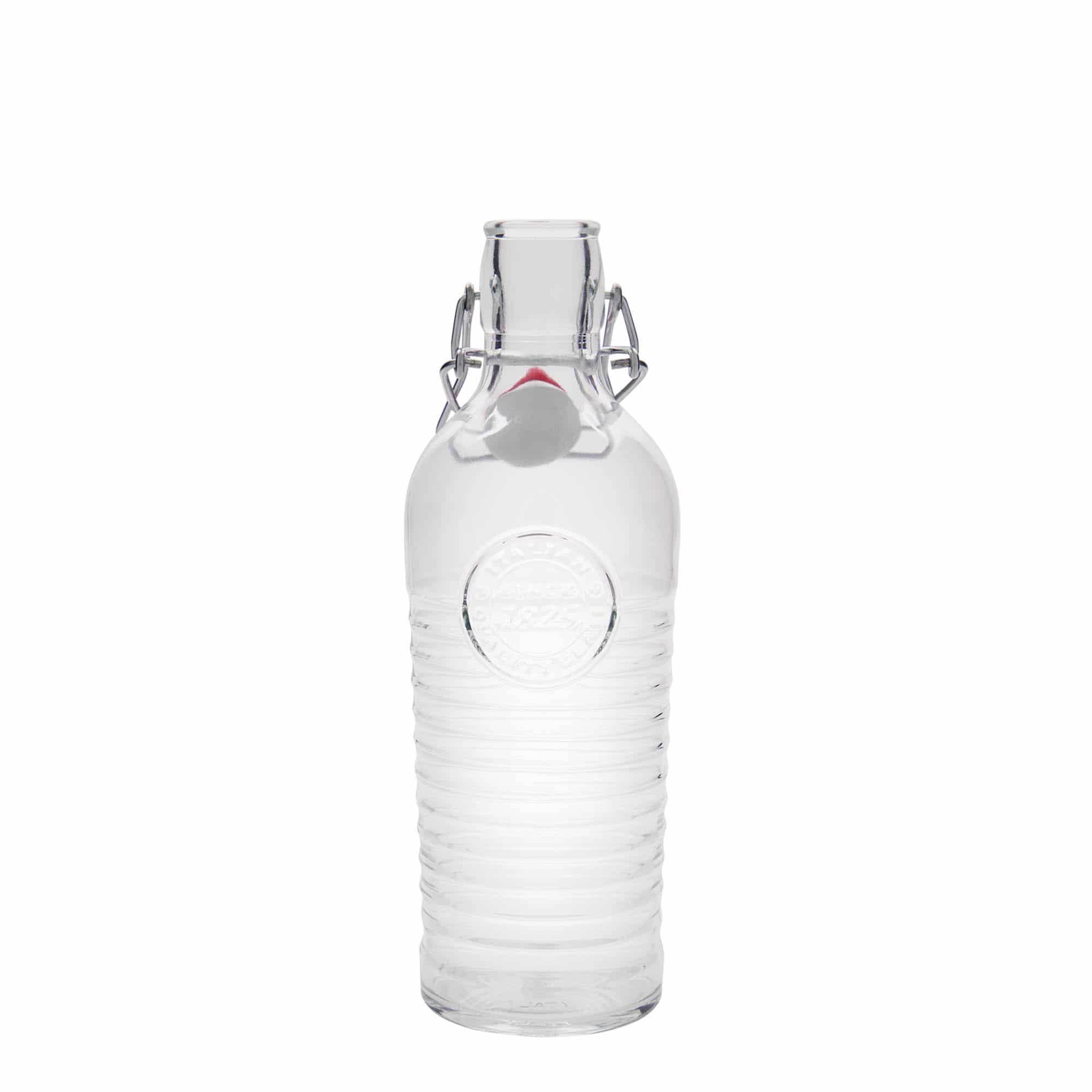 750 ml stikla pudele 'Officina 1825', aizdare: korķis ar skavu 750 ml stikla pudele 'Officina 1825', aizdare: korķis ar skavu