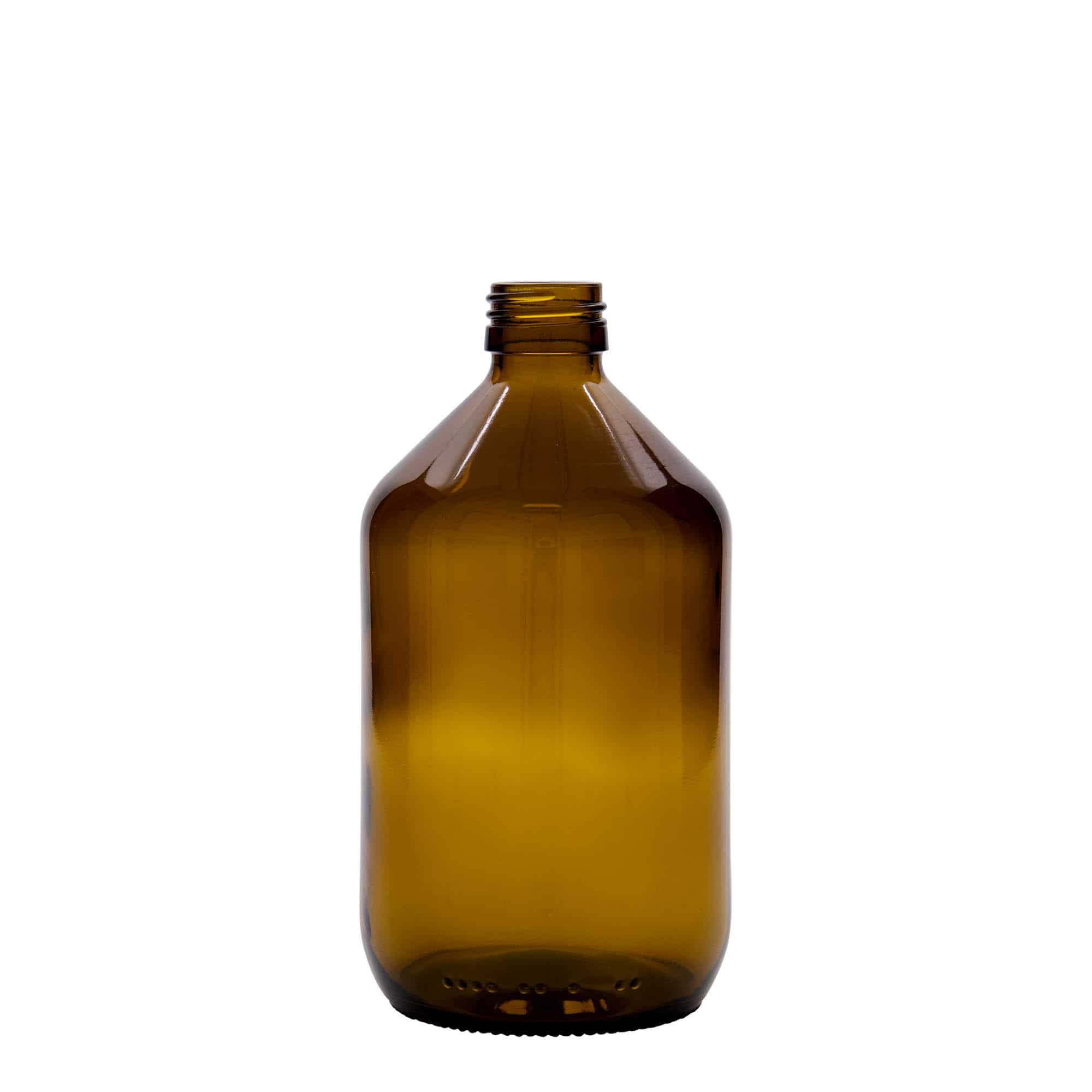 500 ml zāļu pudelīte, brūna, stikla, aizdare: PP 28 500 ml zāļu pudelīte, brūna, stikla, aizdare: PP 28