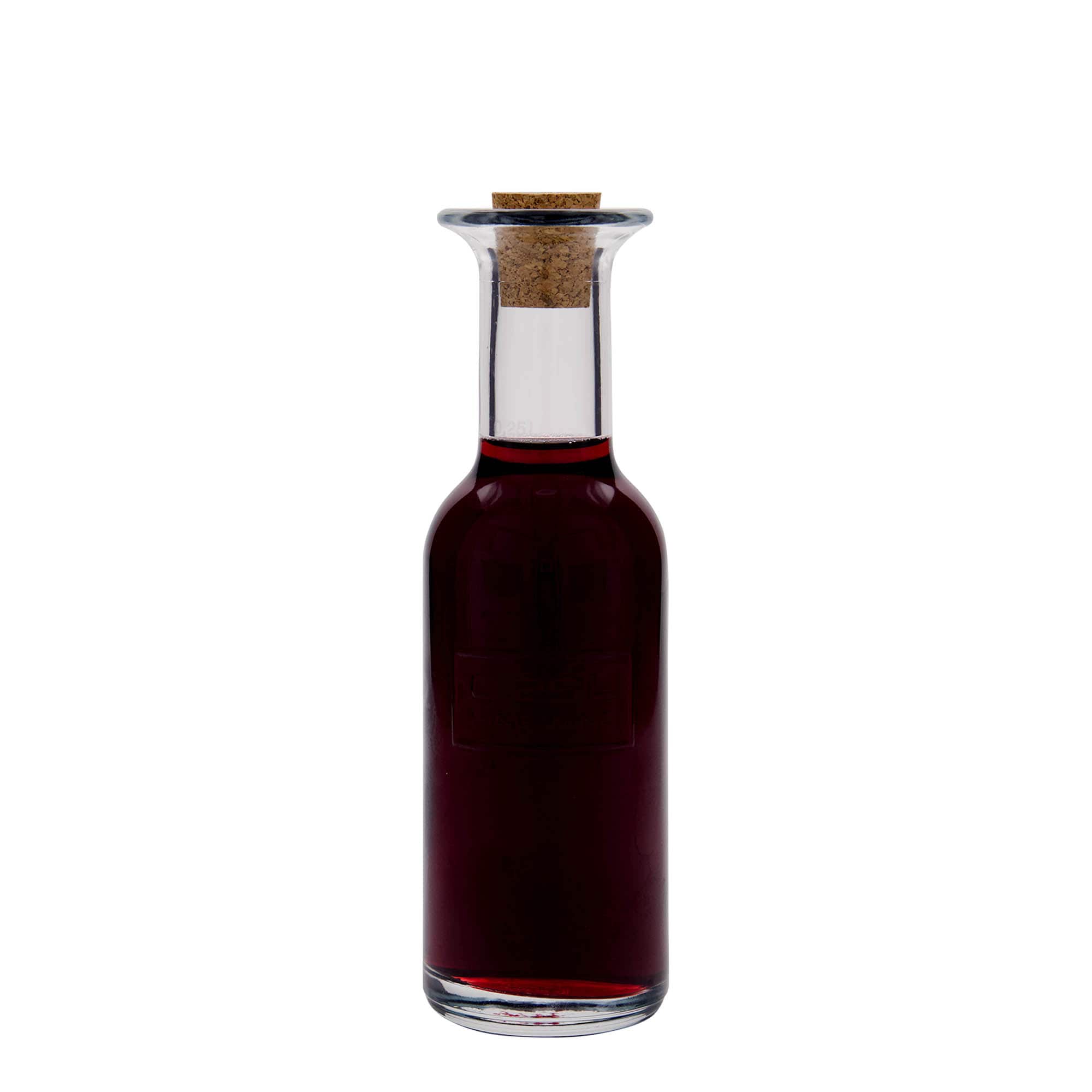 250 ml stikla pudele 'Optima Fine Wine', atvere: korķis