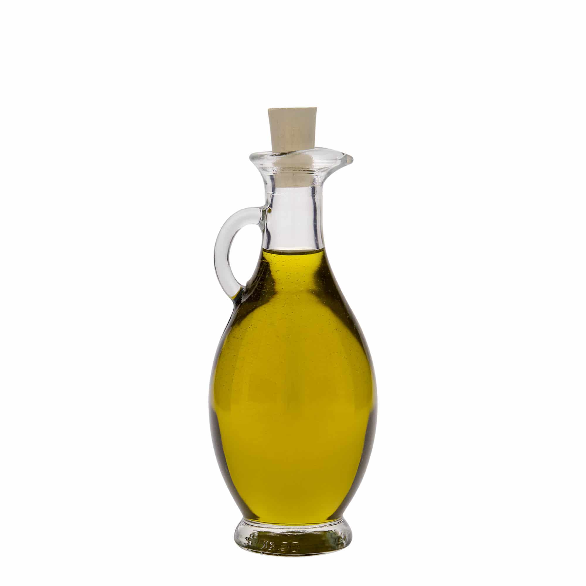 250 ml etiķa/eļļas pudele 'Egizia', aizdare: korķis