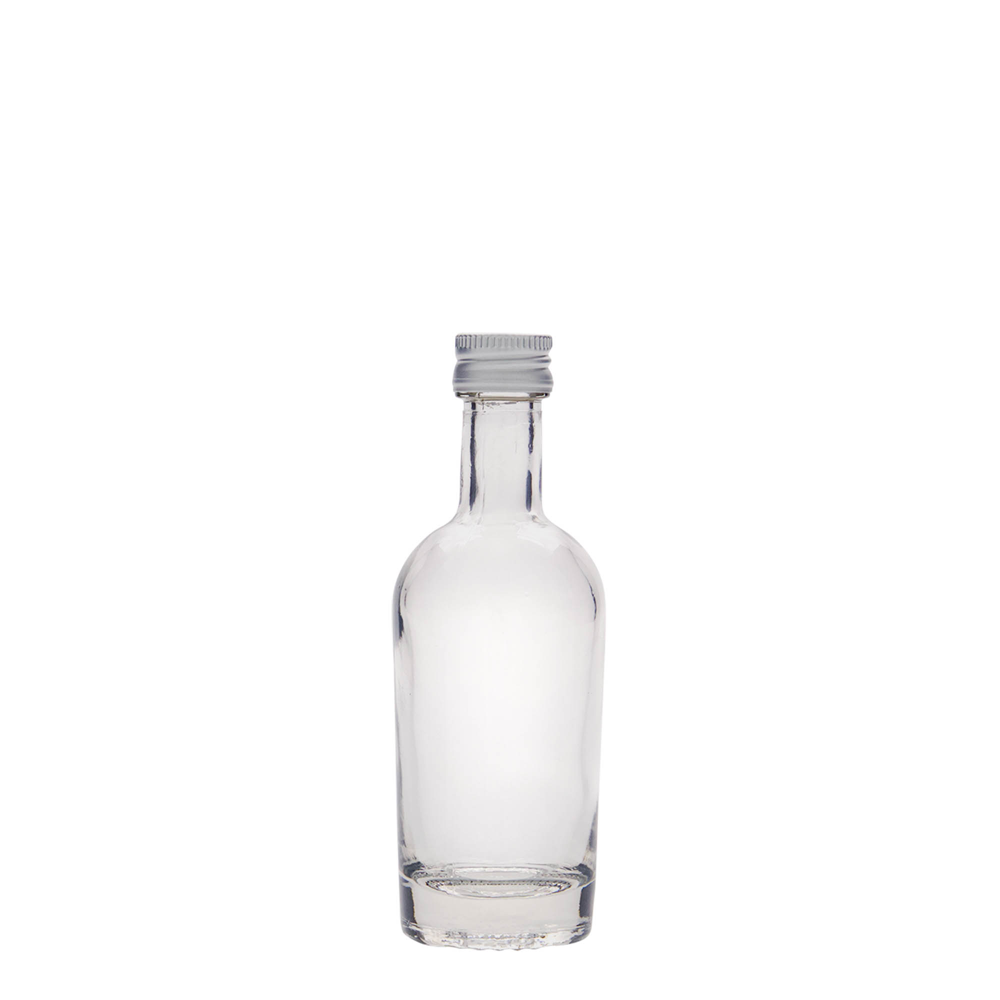 50 ml stikla pudele 'Pepe', atvere: PP 18 50 ml stikla pudele 'Pepe', atvere: PP 18