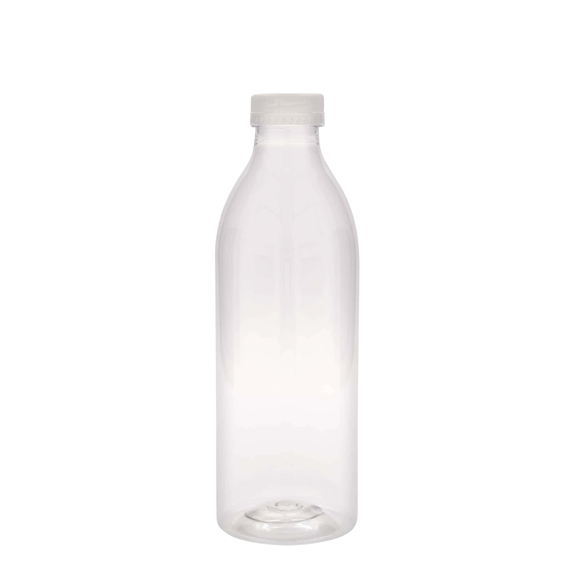 1000 ml standarta PET pudele, plastmasas, aizdare: 38 mm