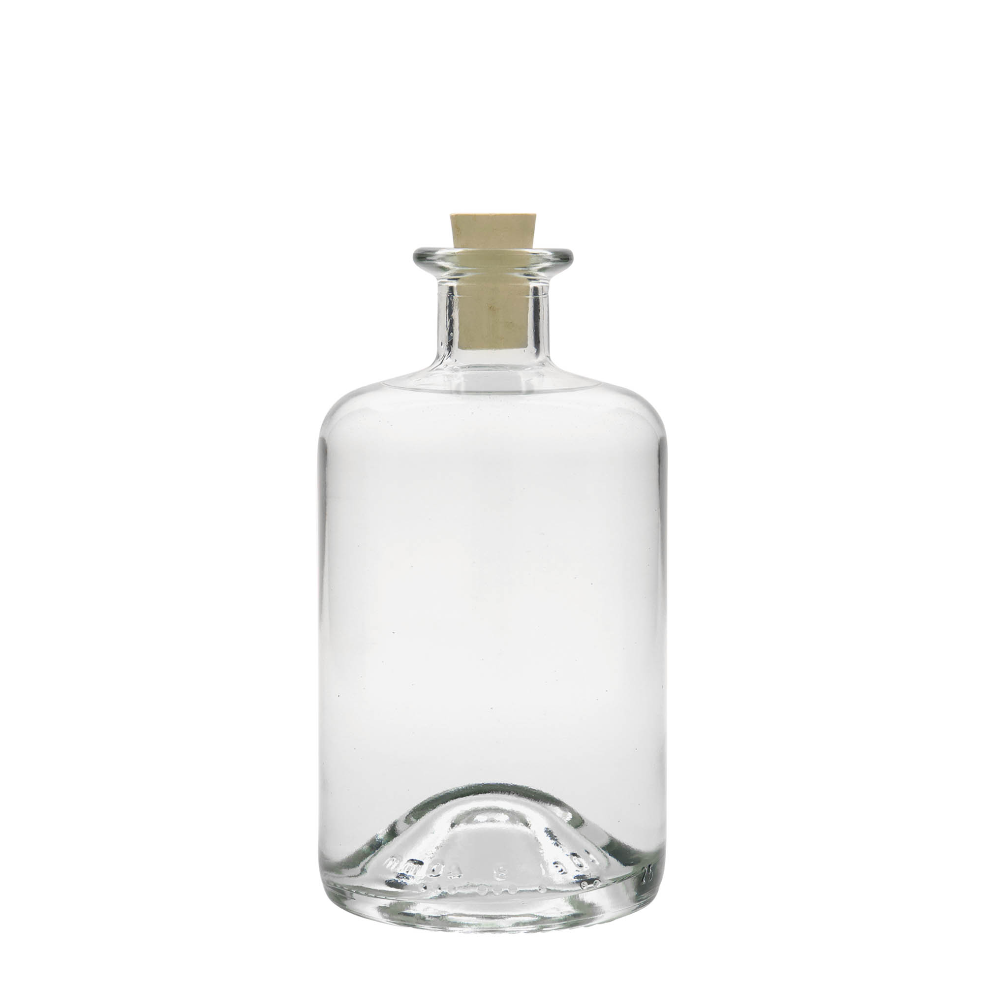 500 ml stikla pudele aptiekāram, atvere: korķis 500 ml stikla pudele aptiekāram, atvere: korķis