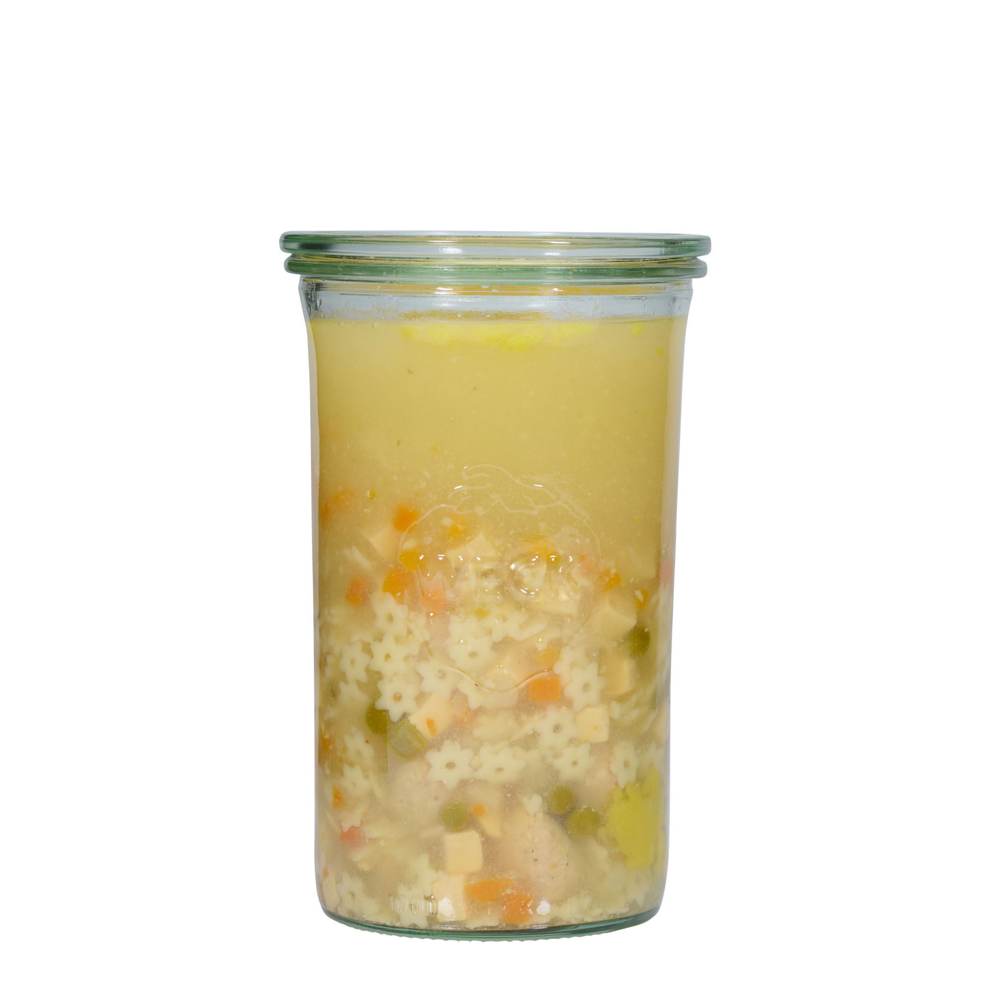 1.000 ml WECK kritenes burka #, atvere: apaļš malējums 1.000 ml WECK kritenes burka #, atvere: apaļš malējums