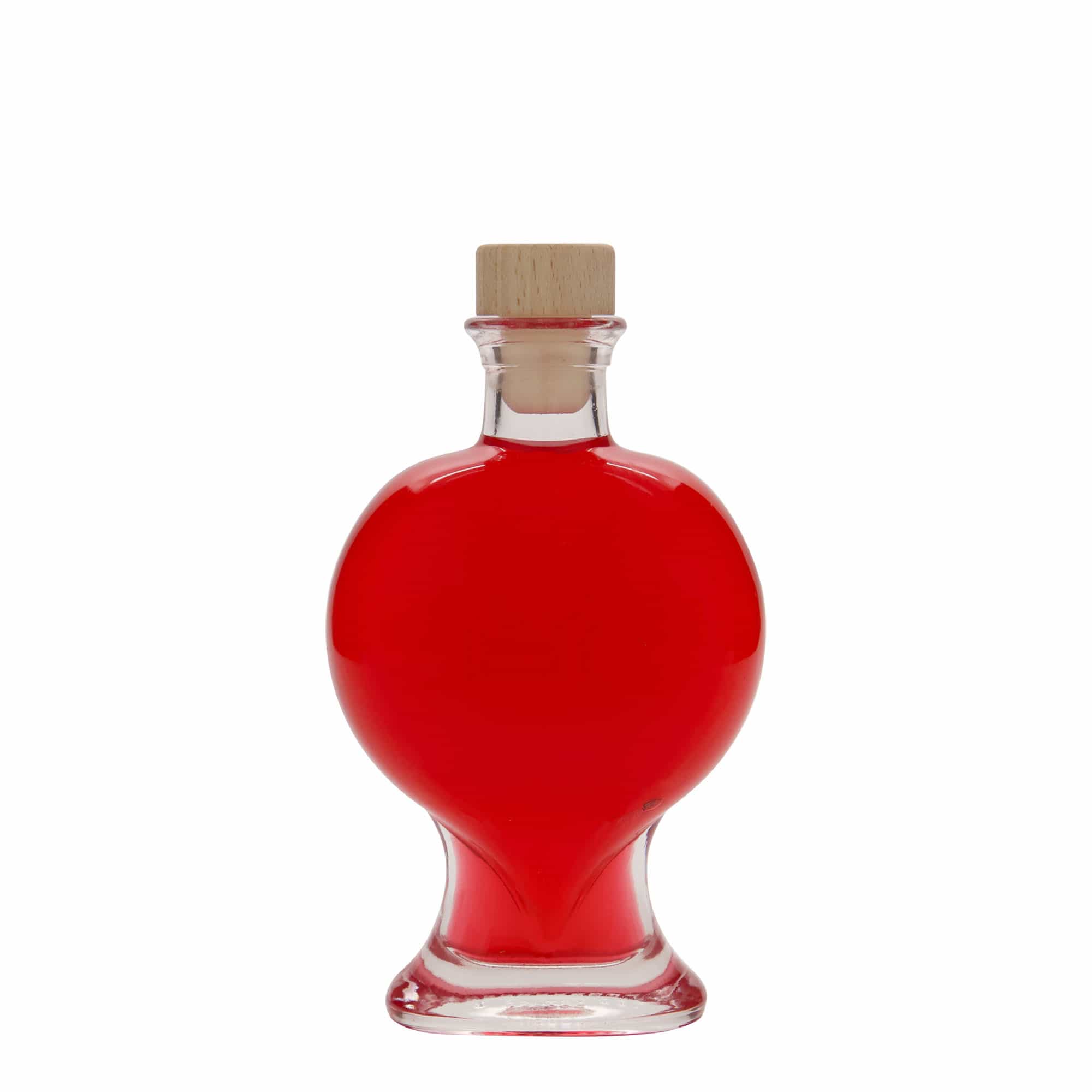 200 ml stikla pudele 'Sirds', aizdare: korķis