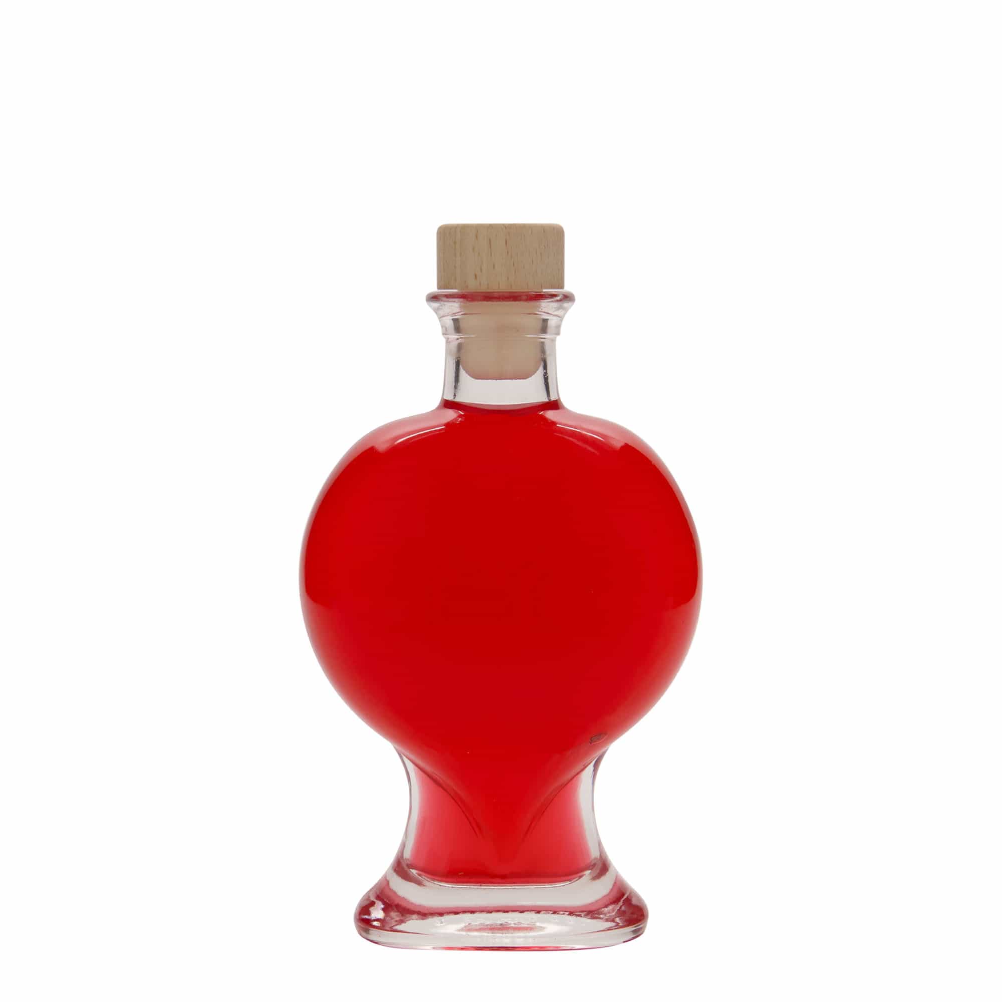 200 ml stikla pudele 'Sirds', atvere: korķis