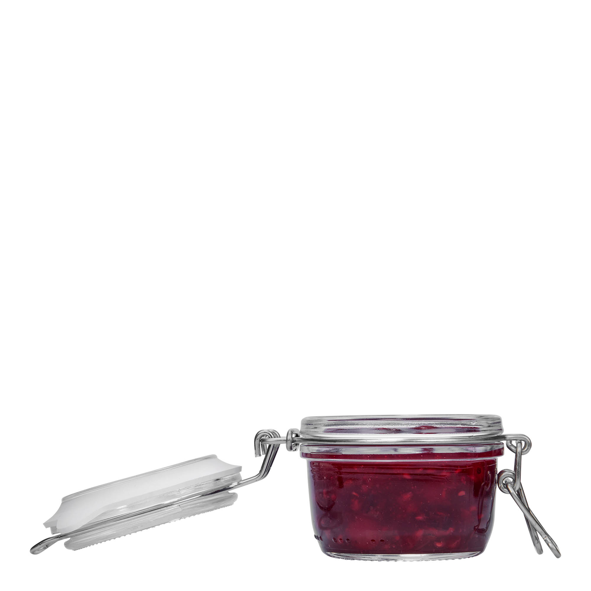 125 ml vada aizbāžņa burka 'Fido', atvere: vada aizbāžņa aizvērums 125 ml vada aizbāžņa burka 'Fido', atvere: vada aizbāžņa aizvērums