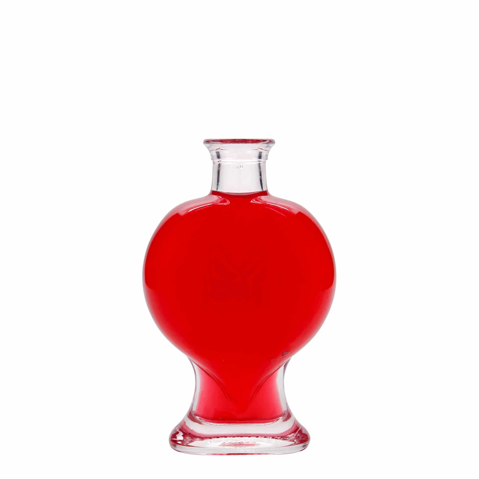200 ml stikla pudele 'Sirds', atvere: korķis 200 ml stikla pudele 'Sirds', atvere: korķis