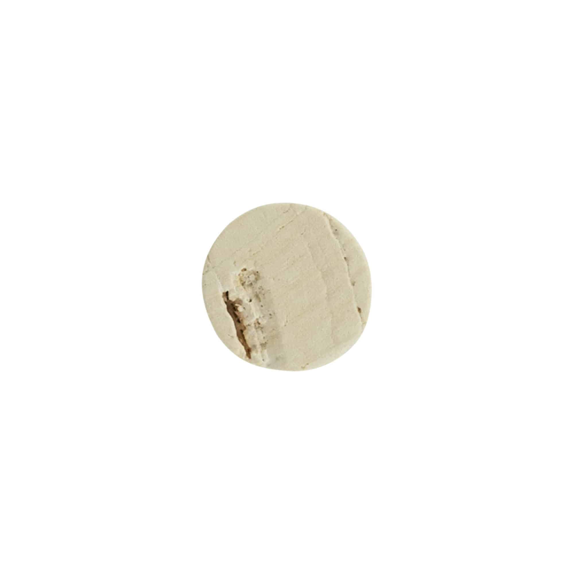 Vīna korķi 24 mm, dabīgs korķis, bēšs, mutes daļai: korķis