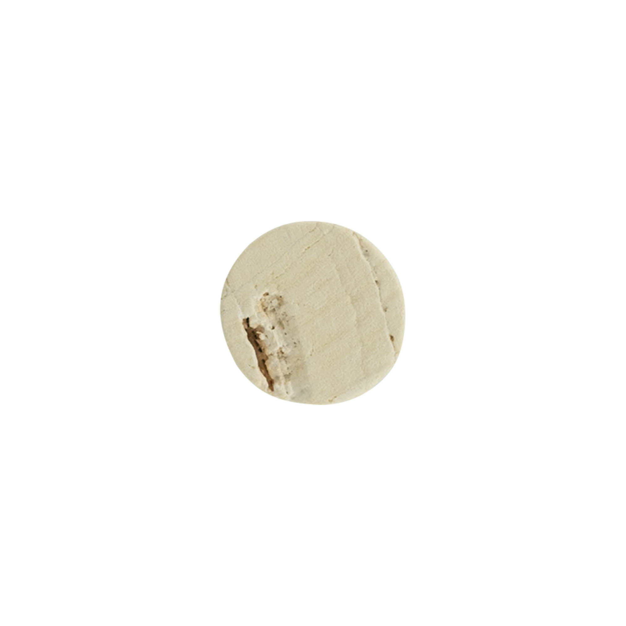 Vīna korķi 24 mm, dabīgs korķis, bēšs, mutes daļai: korķis