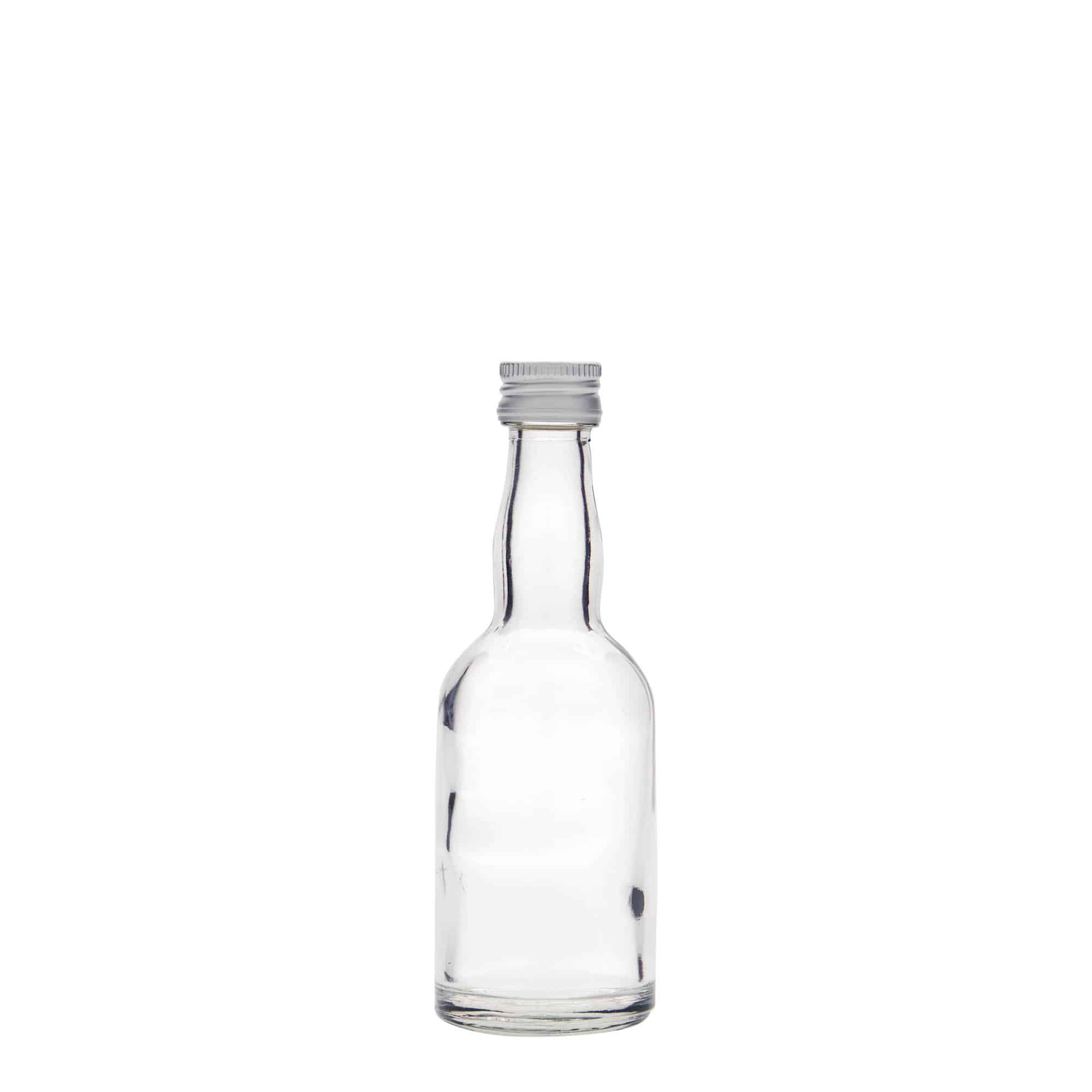 50 ml stikla pudele 'Proba', atvere: PP 18