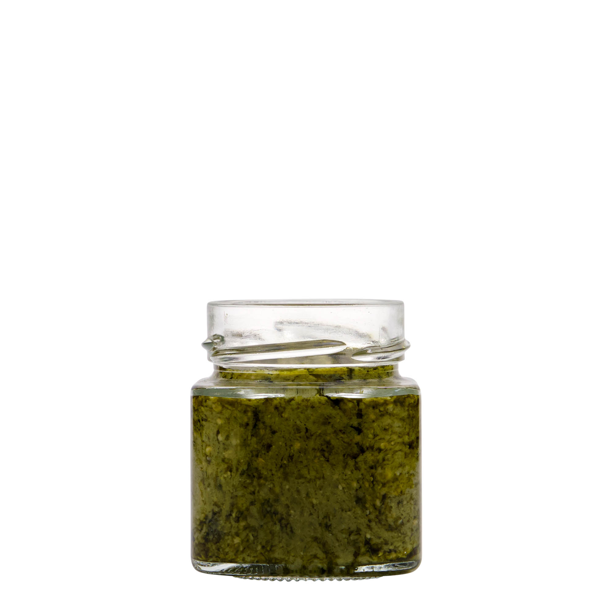 156 ml kvadrātveida stikla burka 'Funny', atvere: Deep-Twist-Off (DTO 58) 156 ml kvadrātveida stikla burka 'Funny', atvere: Deep-Twist-Off (DTO 58)