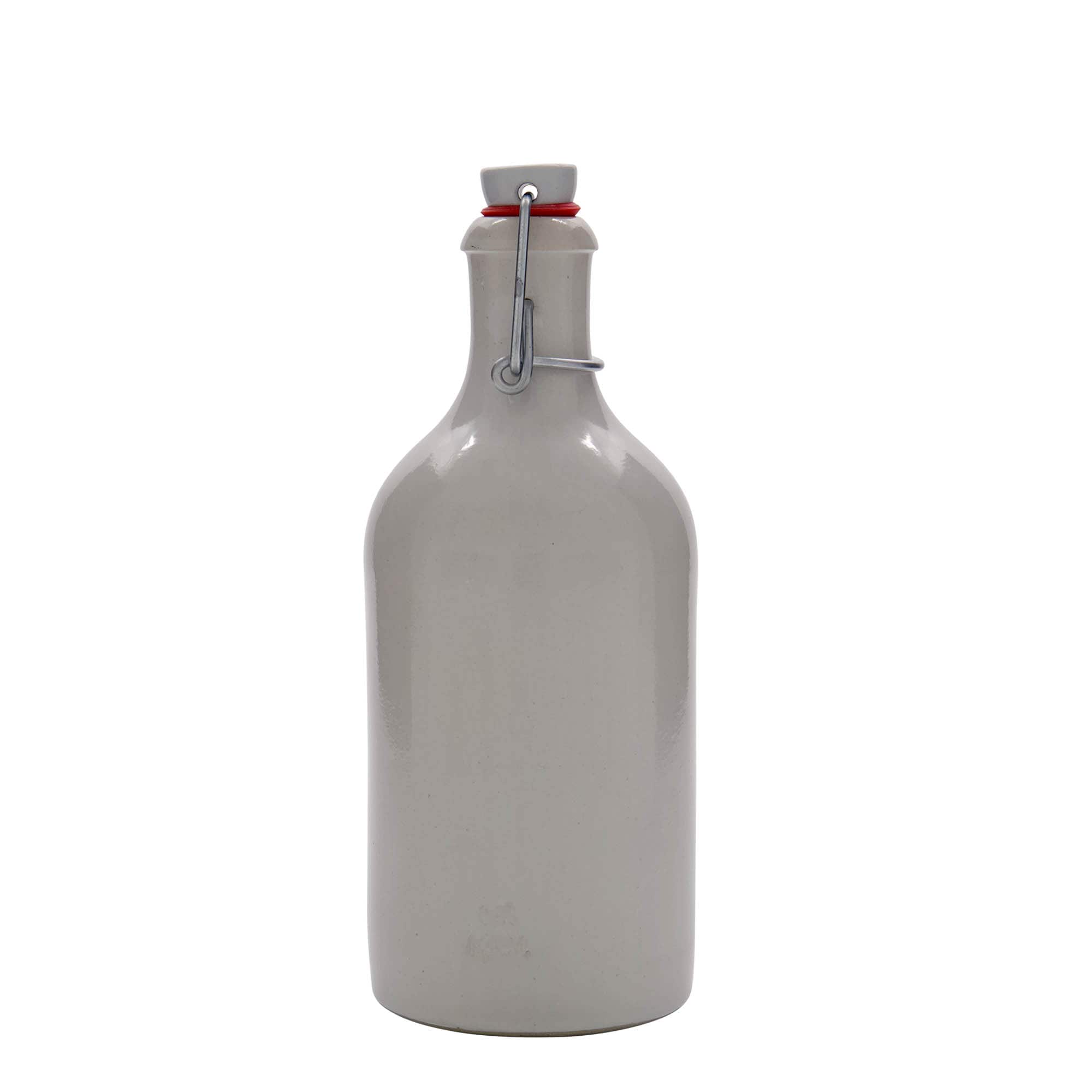 500 ml māla krūze, keramikas, balta, atvere: ar aizbāzni