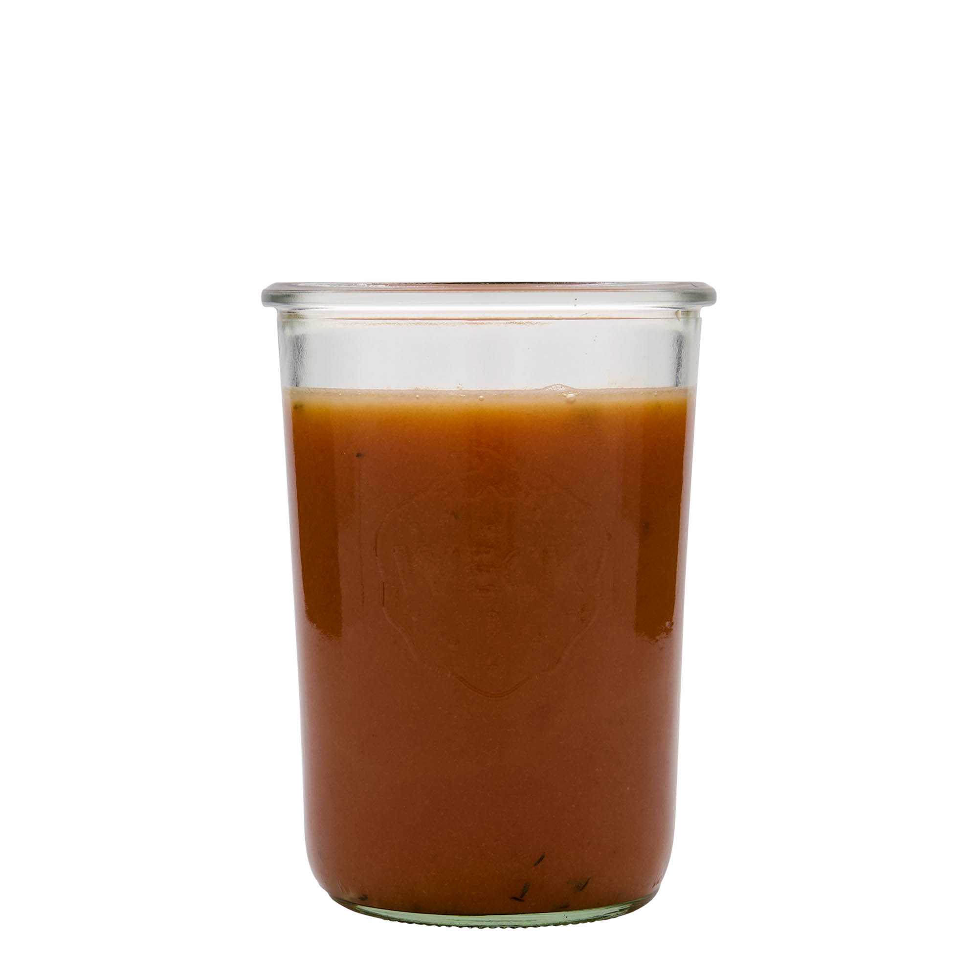850 ml WECK kritiena burka, atvere: Apaļa mala