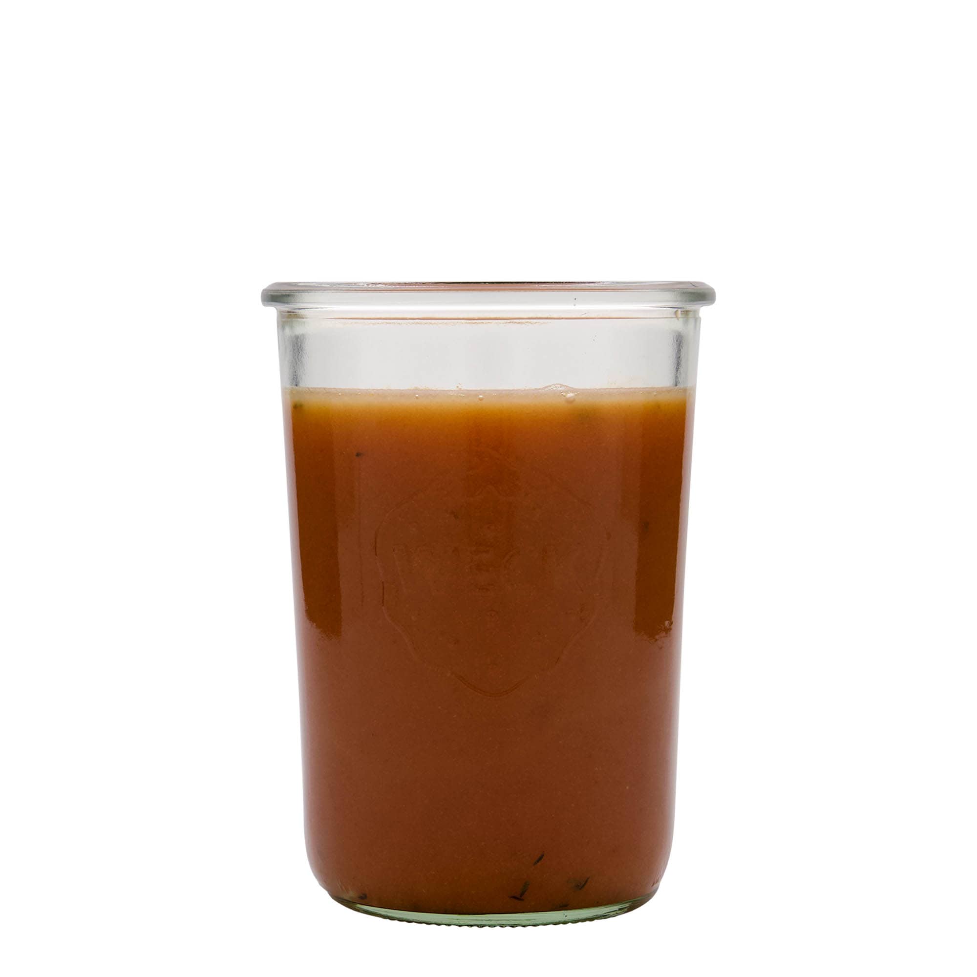 850 ml WECK kritiena burka, atvere: Apaļa mala 850 ml WECK kritiena burka, atvere: Apaļa mala