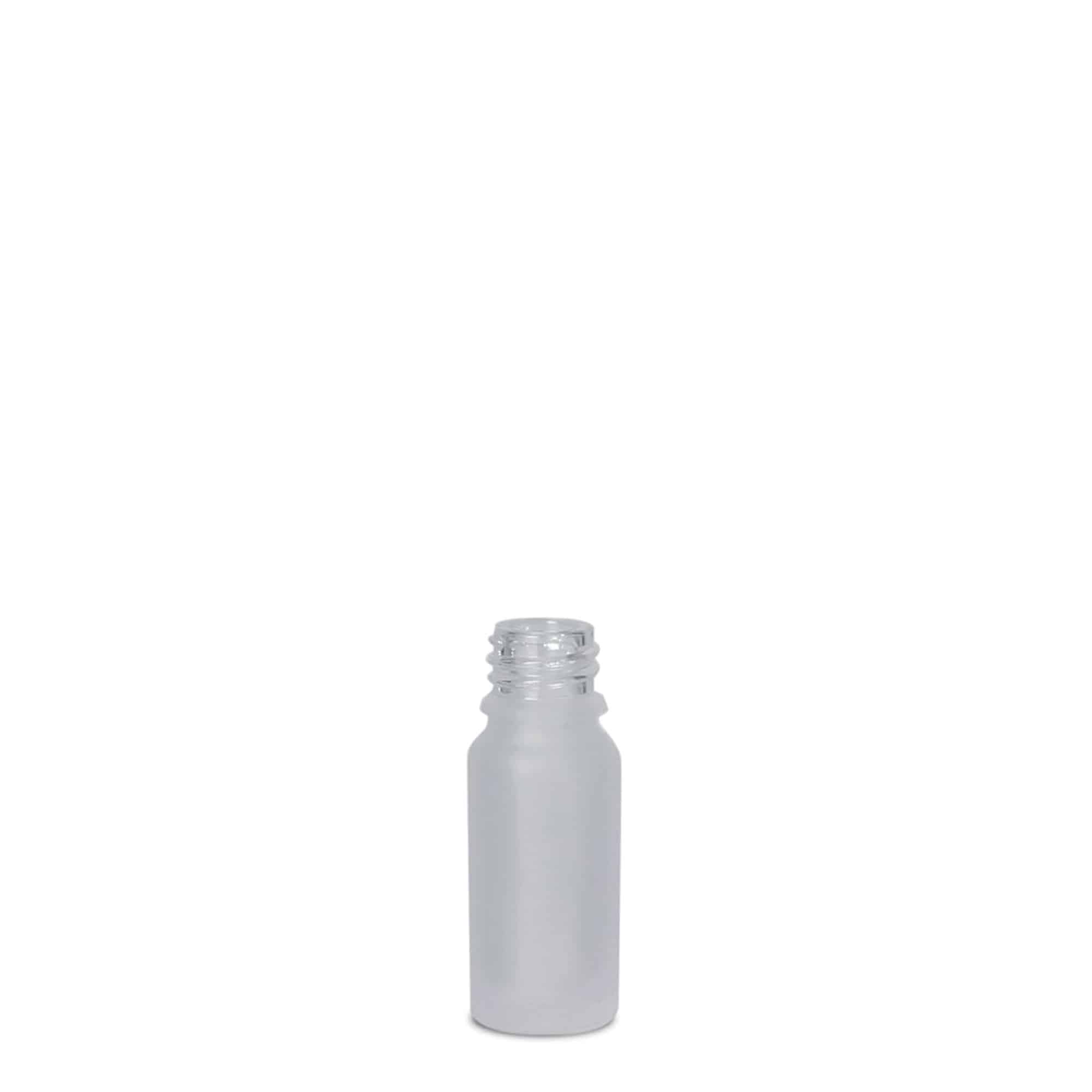 10 ml medicininis butelis, stiklas, rudas matinis, kaklelis: DIN 18 10 ml medicininis butelis, stiklas, rudas matinis, kaklelis: DIN 18