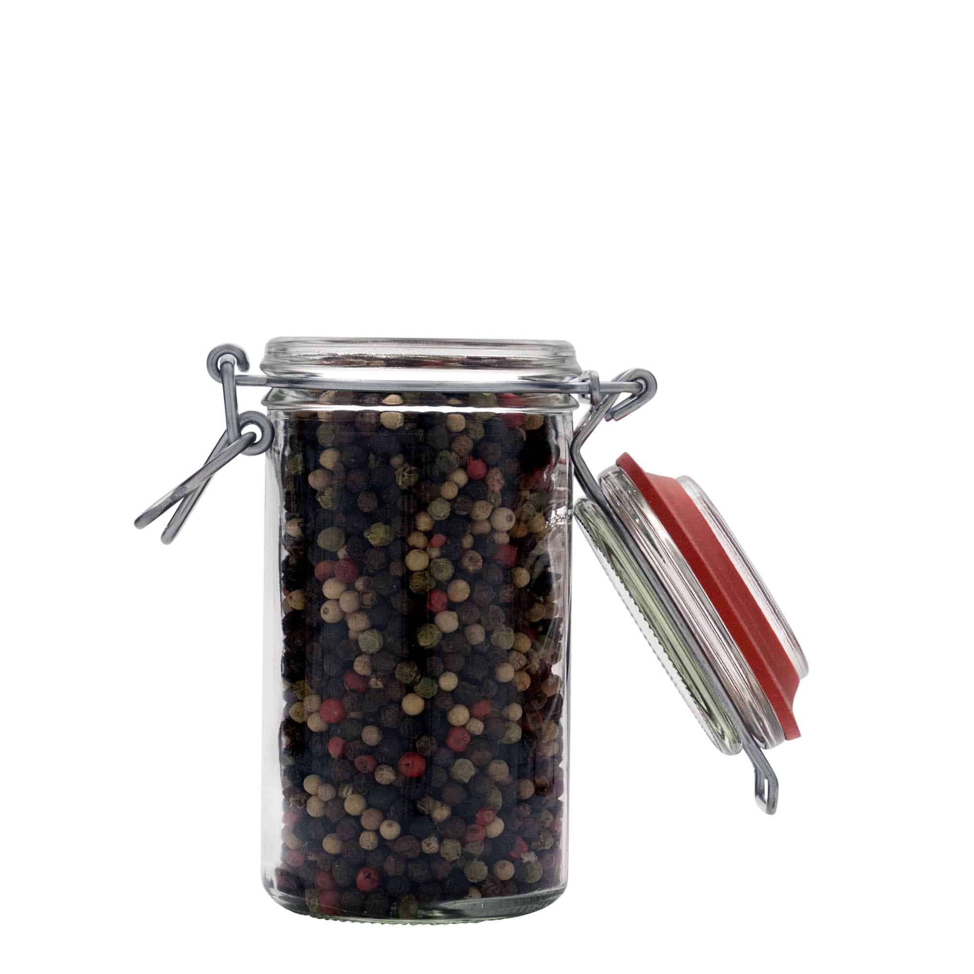 272 ml stiklaina burka ar metāla aizdari, atvere: metāla aizdare ar skrūvju aizbāzni