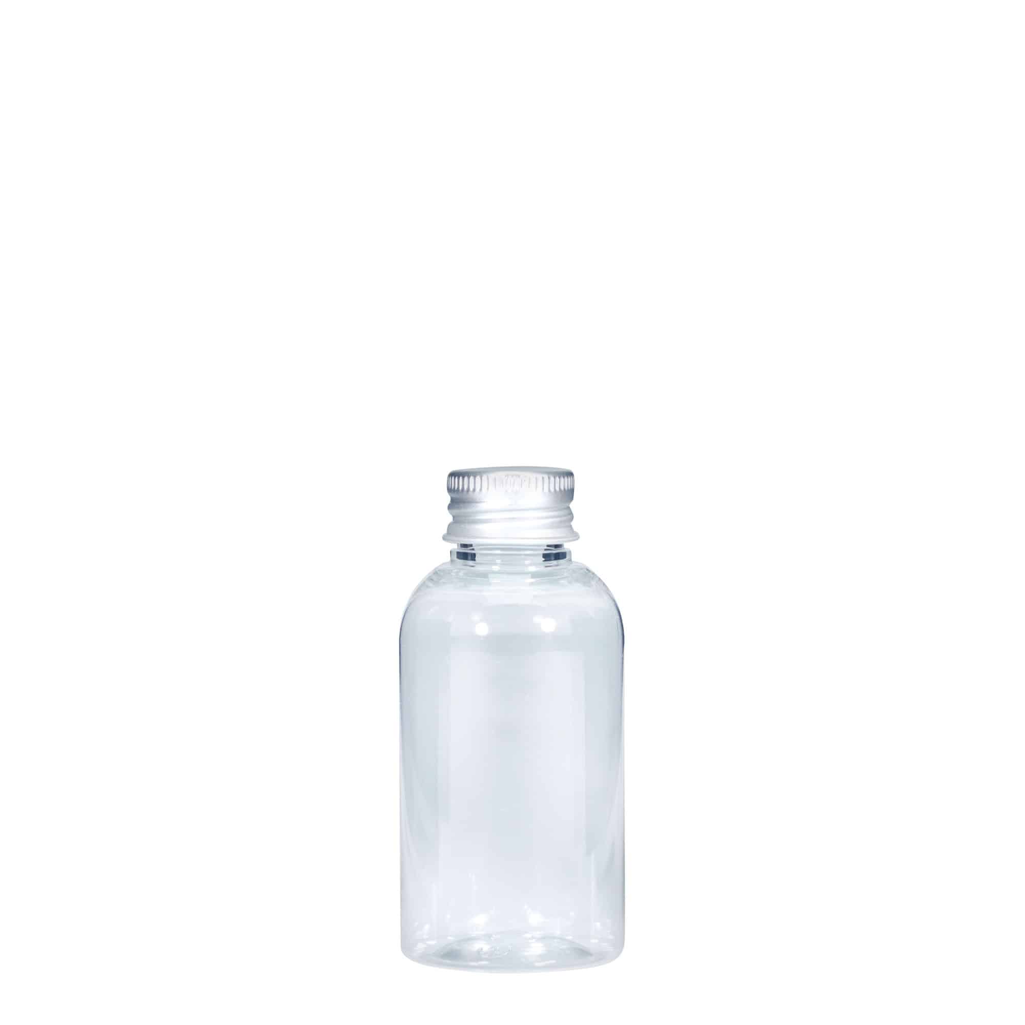 50 ml PET pudele 'Boston', plastmasas, aizdare: GPI 20/410 50 ml PET pudele 'Boston', plastmasas, aizdare: GPI 20/410