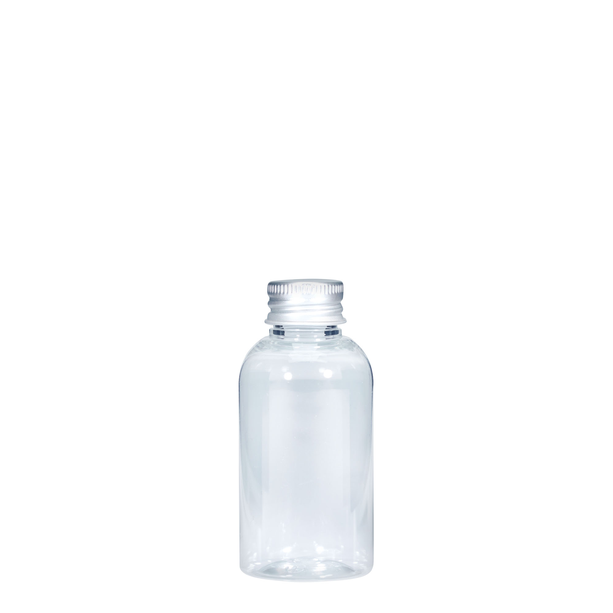50 ml PET pudele 'Boston', plastmasa, atvere: 20/410 50 ml PET pudele 'Boston', plastmasa, atvere: 20/410