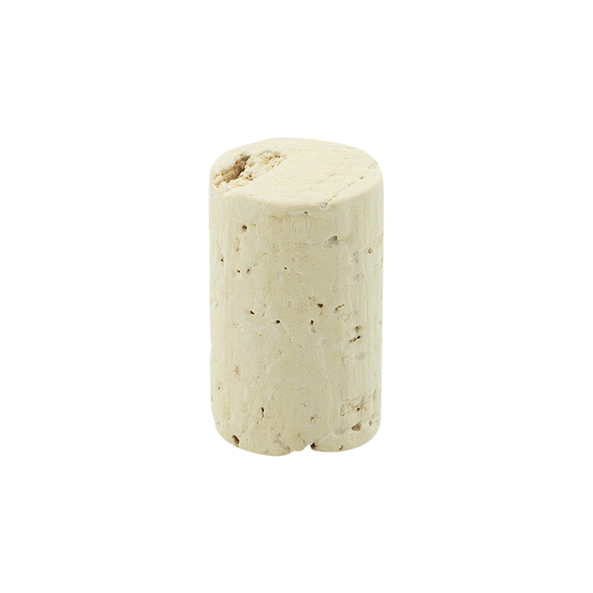 Vīna korķi 24 mm, dabīgs korķis, bēšs, mutes daļai: korķis