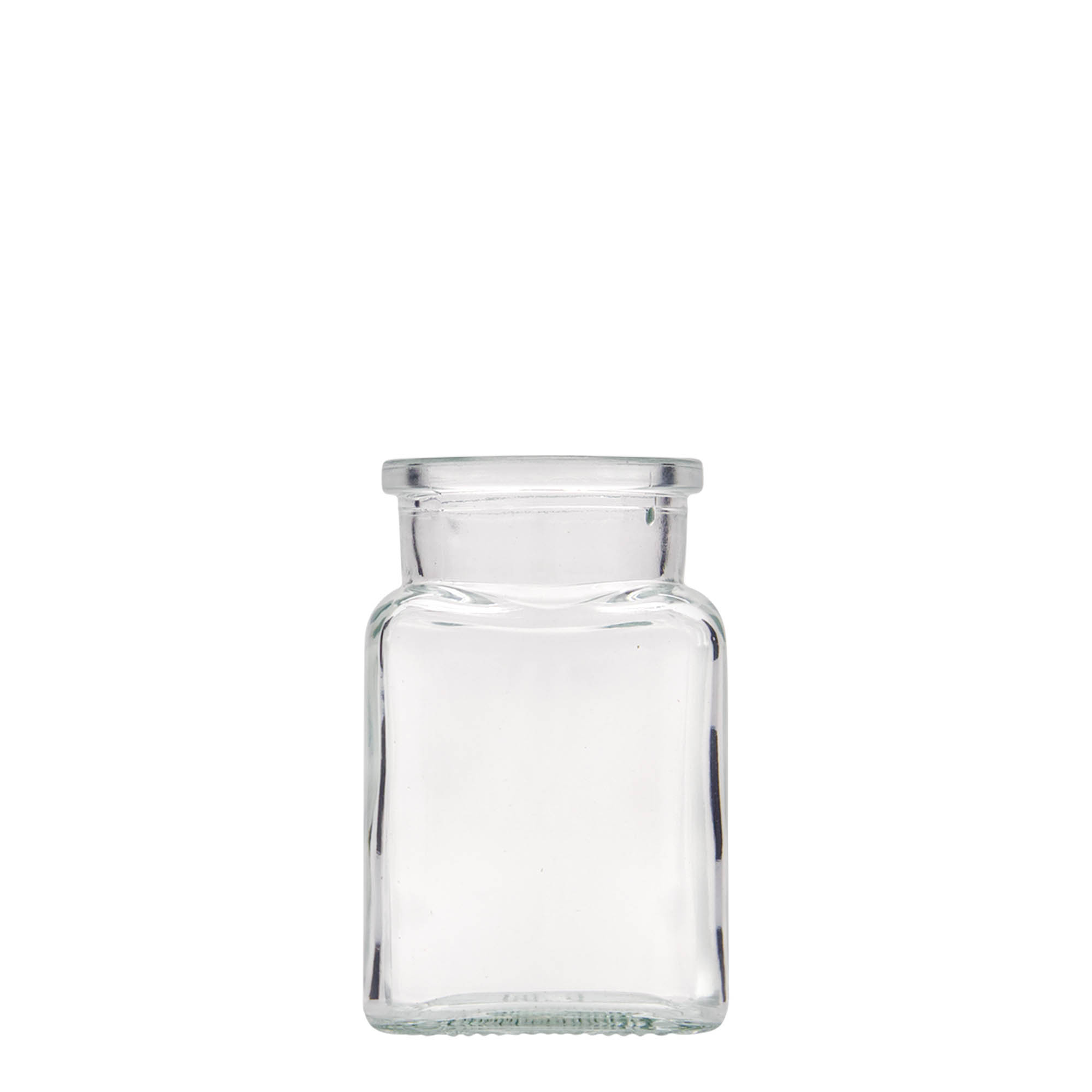 150 ml korķa stikls, kvadrātveida, atvere: korķis