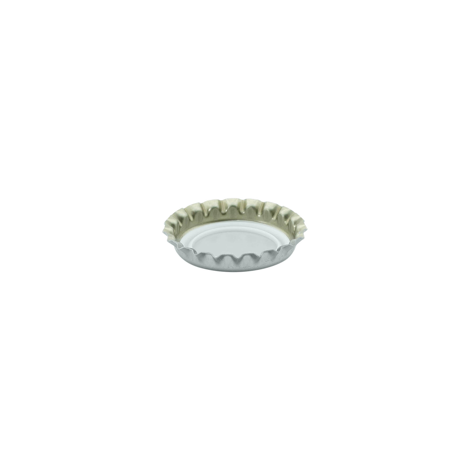 Korķu cepurīši 26 mm, metāls, sudraba krāsā Korķu cepurīši 26 mm, metāls, sudraba krāsā