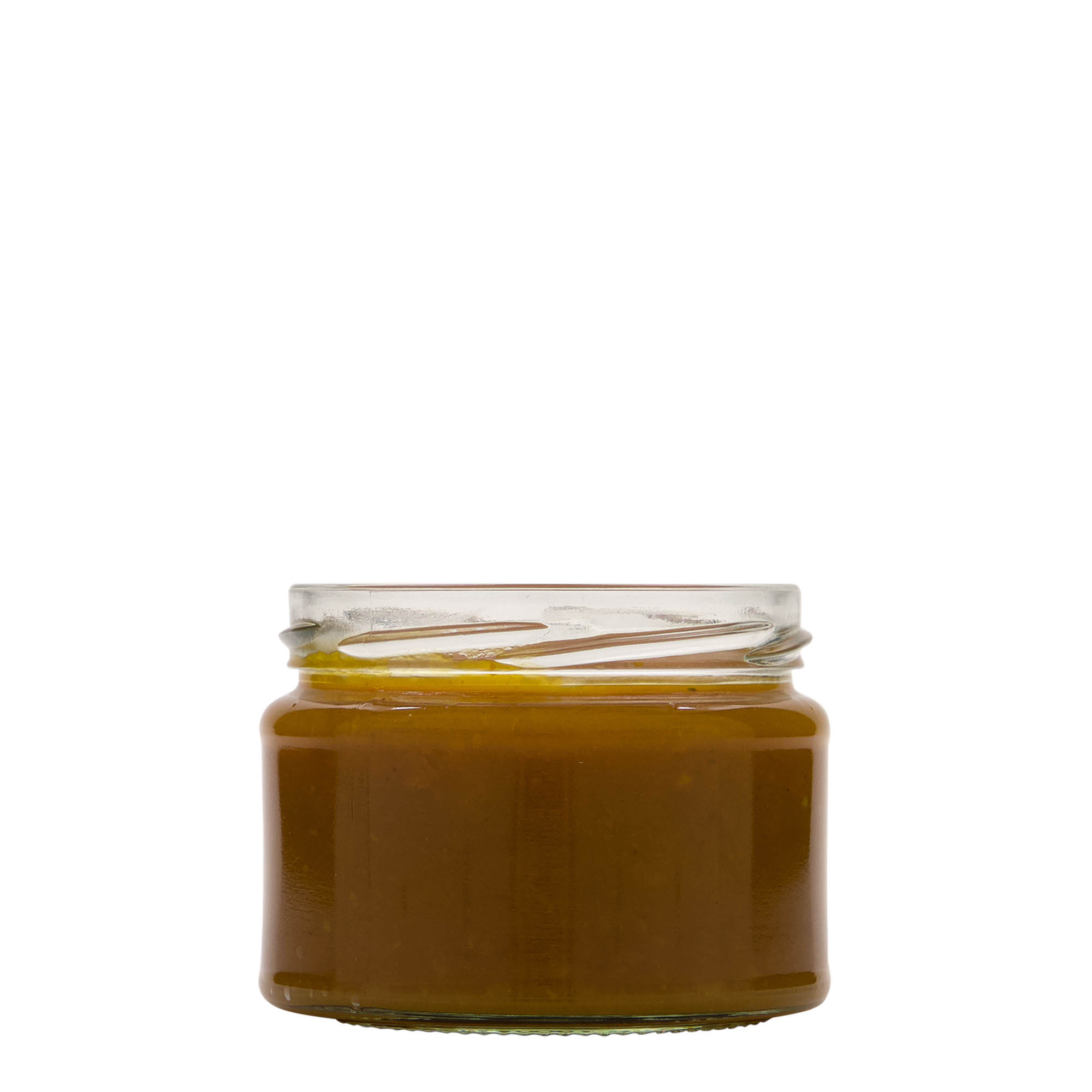 280 ml plakans apaļš stikls, atvere: Twist-Off (TO 82)