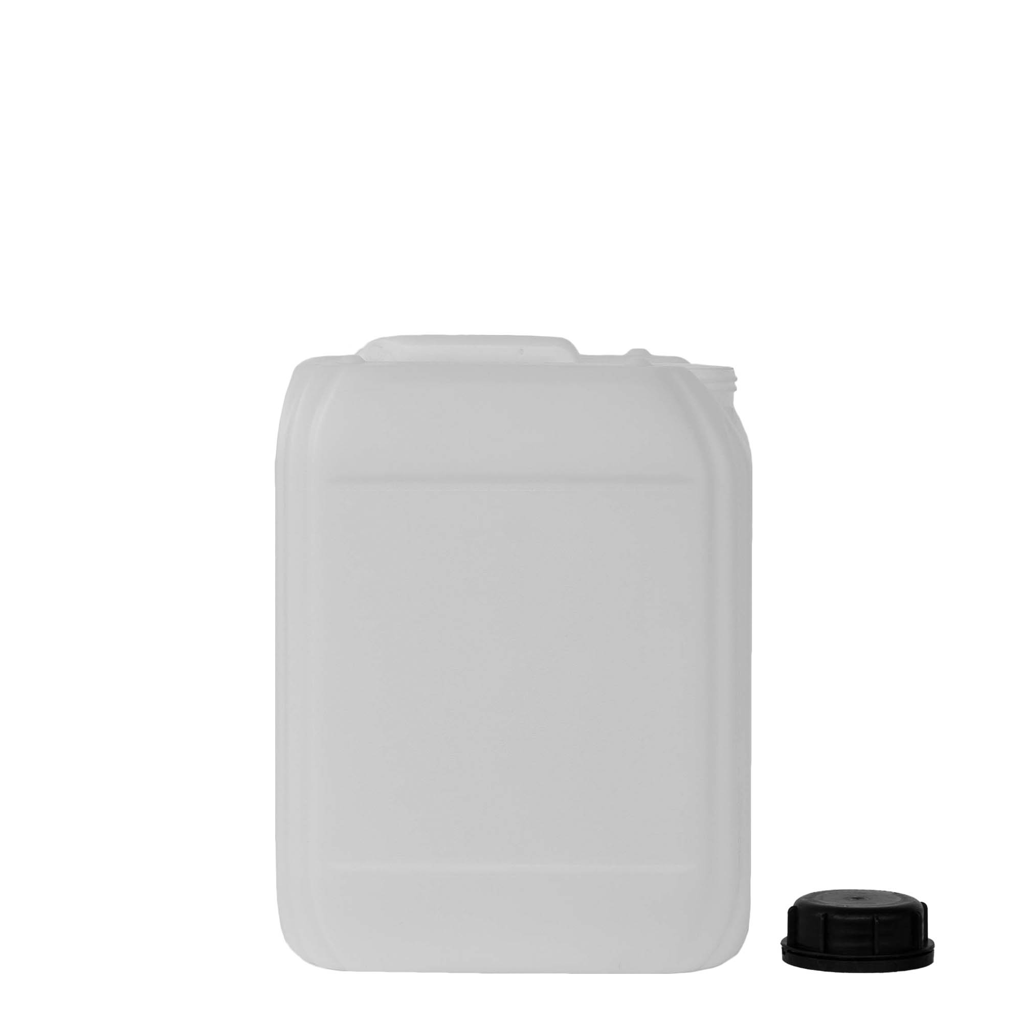10 l kanniņa, taisnstūrveida, HDPE plastmasa, dabīga, atvere: ND 55 10 l kanniņa, taisnstūrveida, HDPE plastmasa, dabīga, atvere: ND 55